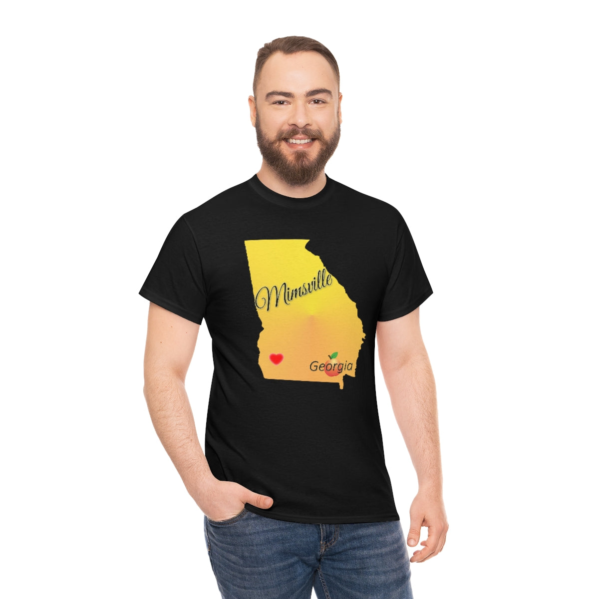 Mimsville Georgia Unisex Heavy Cotton Tee
