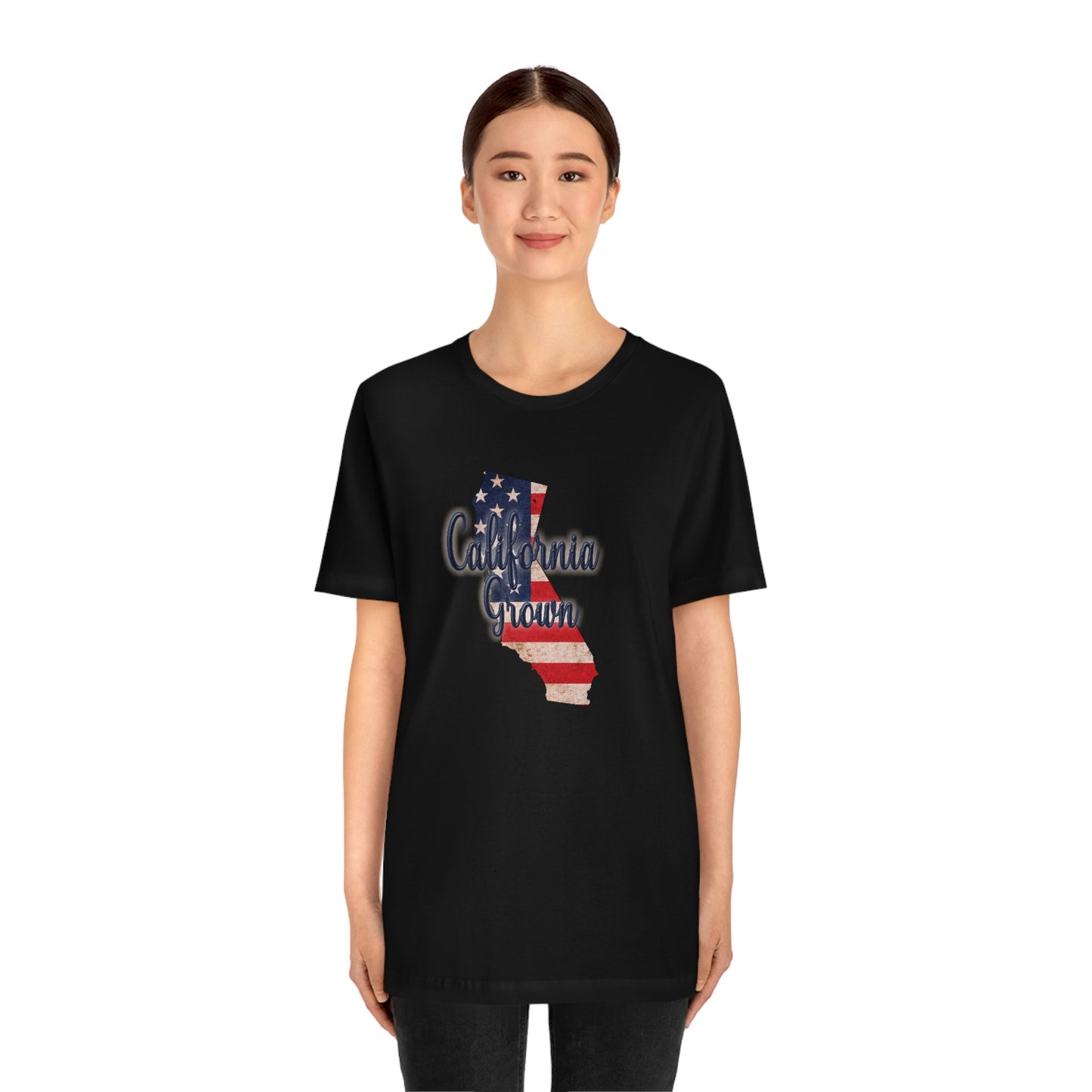 California US Flag Unisex Jersey Short Sleeve Tee Tshirt T-shirt