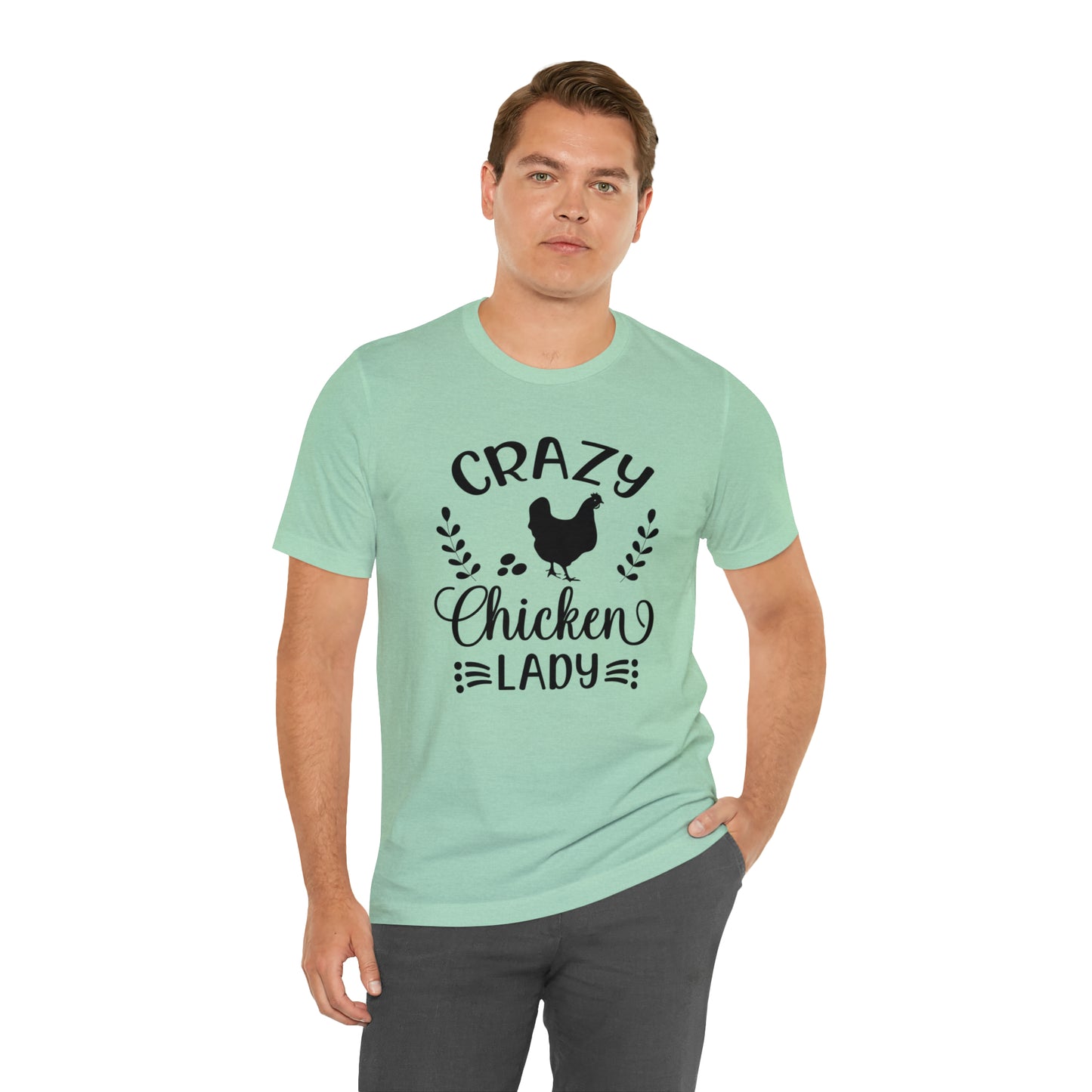 Crazy Chicken Lady Short Sleeve T-shirt