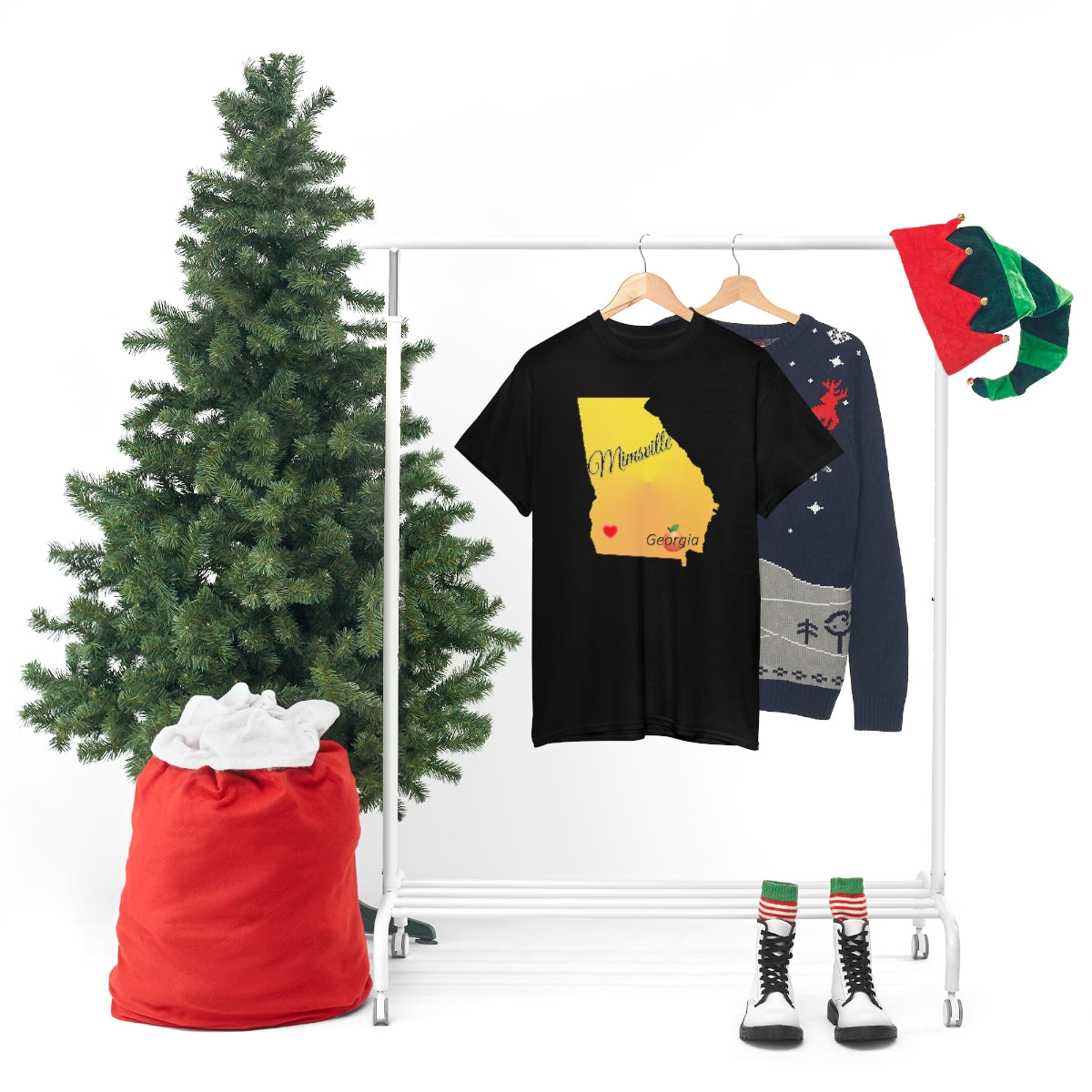 Mimsville Georgia Unisex Heavy Cotton Tee