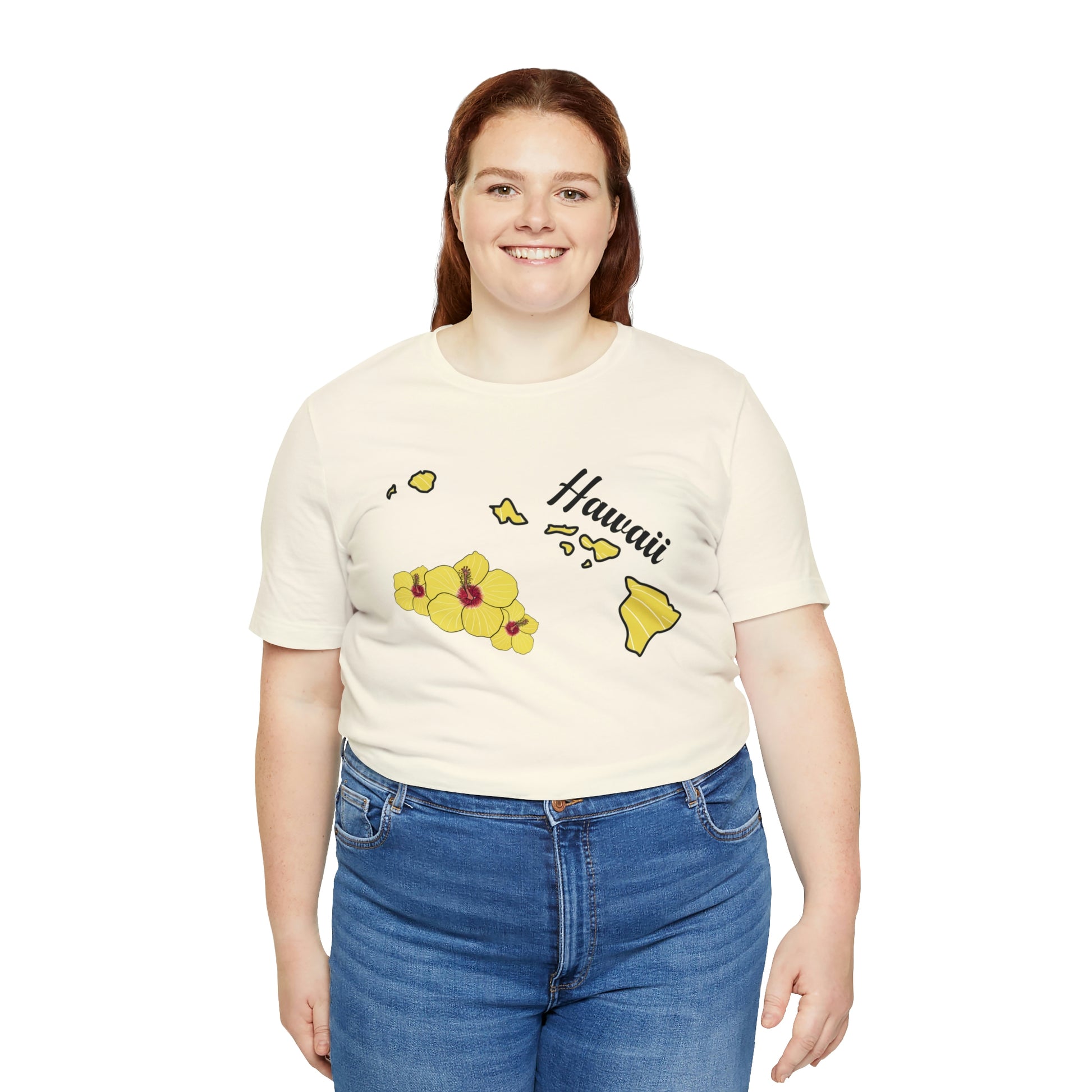 Hawaii State Flower Short Sleeve T-shirt