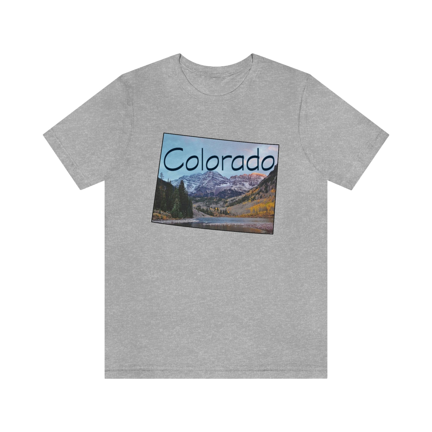 Colorado Mountains Unisex Jersey Short Sleeve Tee Tshirt T-shirt
