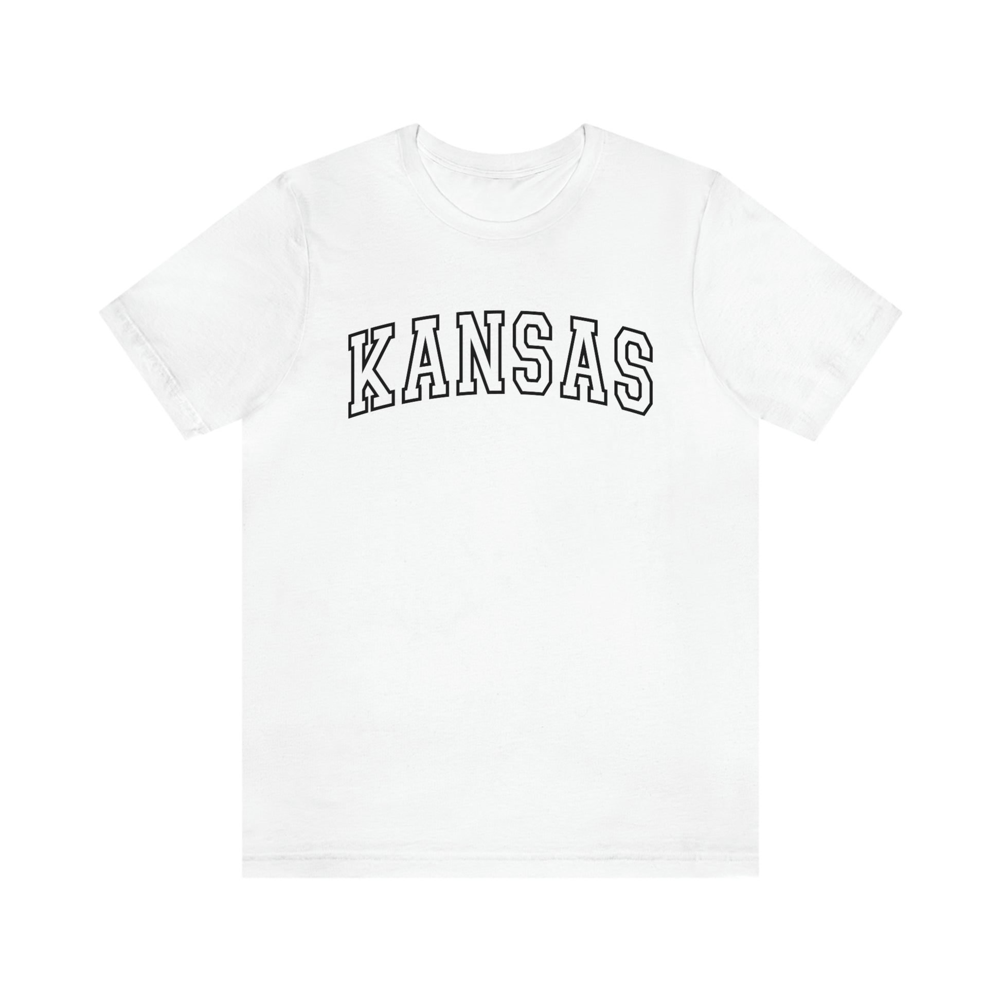Kansas Varsity Letters Arch Short Sleeve T-shirt