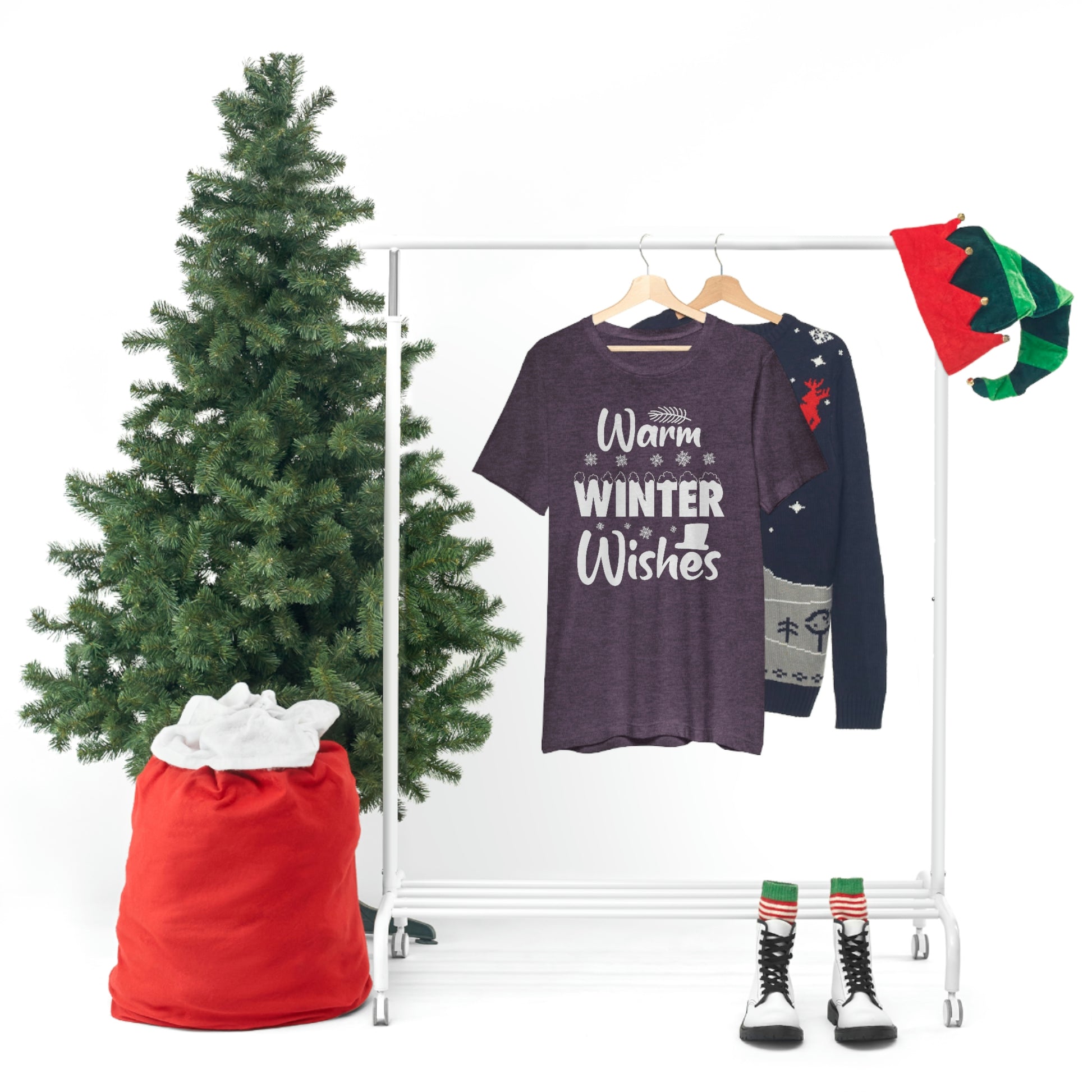 Warm Winter Wishes Unisex Jersey Short Sleeve Tee