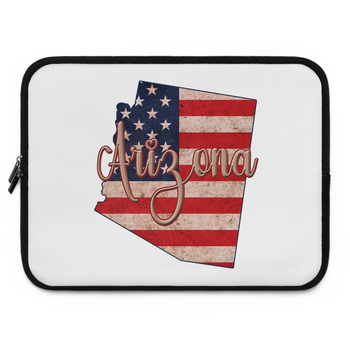 Arizona US Flag Print Laptop Sleeve