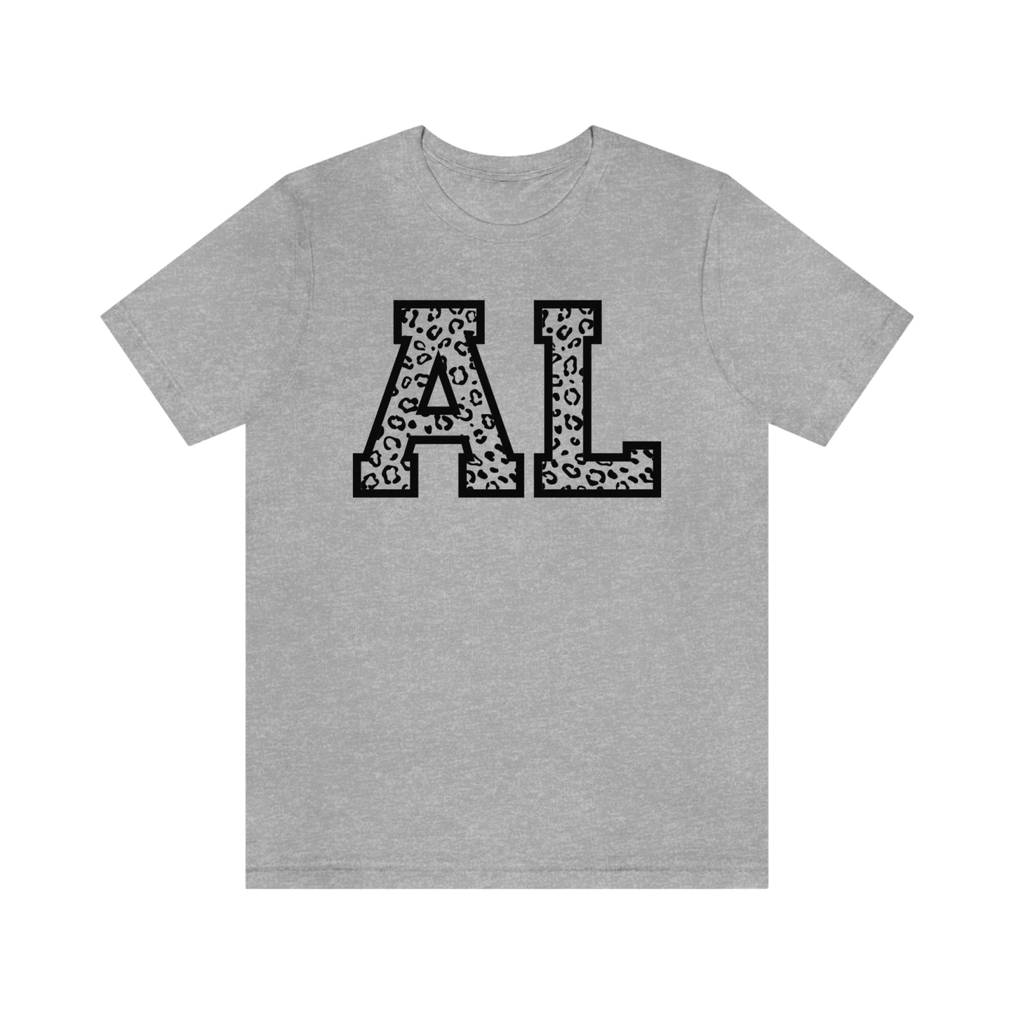 Alabama AL Leopard Unisex Jersey Short Sleeve T-shirt