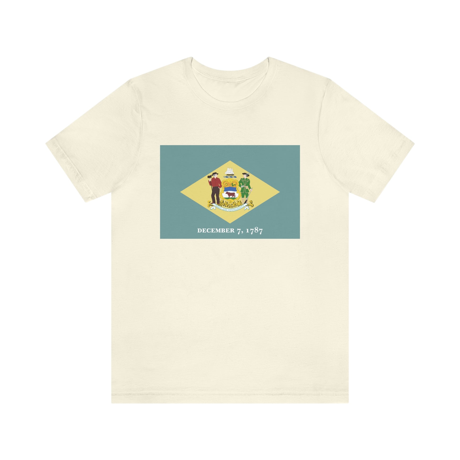 Delaware Flag Unisex Jersey Short Sleeve Tee Tshirt T-shirt