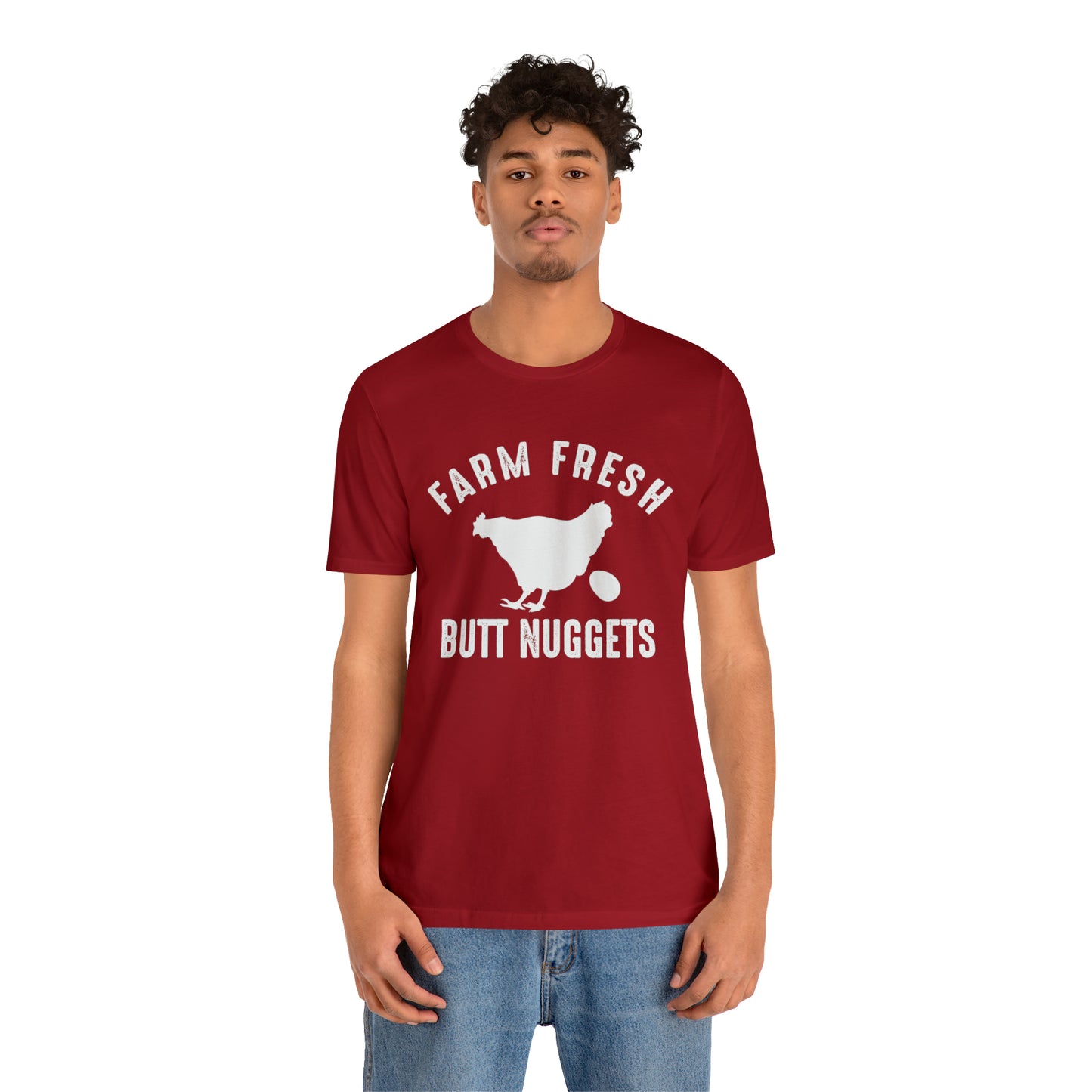 Farm Fresh Butt Nuggets Chicken Short Sleeve T-shirt