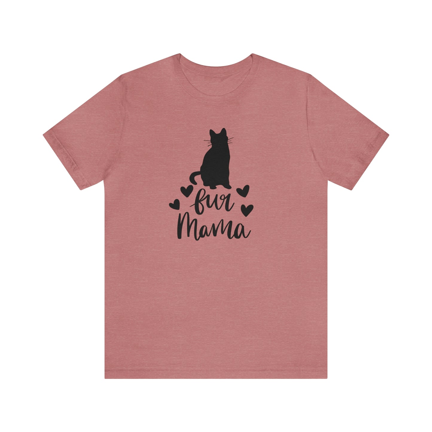 Fur Mama Cat Short Sleeve T-shirt