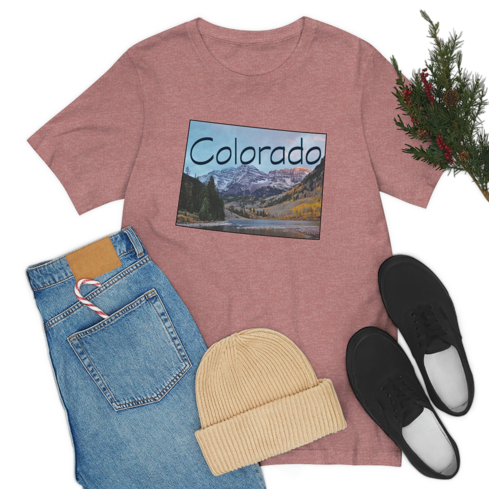 Colorado Mountains Unisex Jersey Short Sleeve Tee Tshirt T-shirt