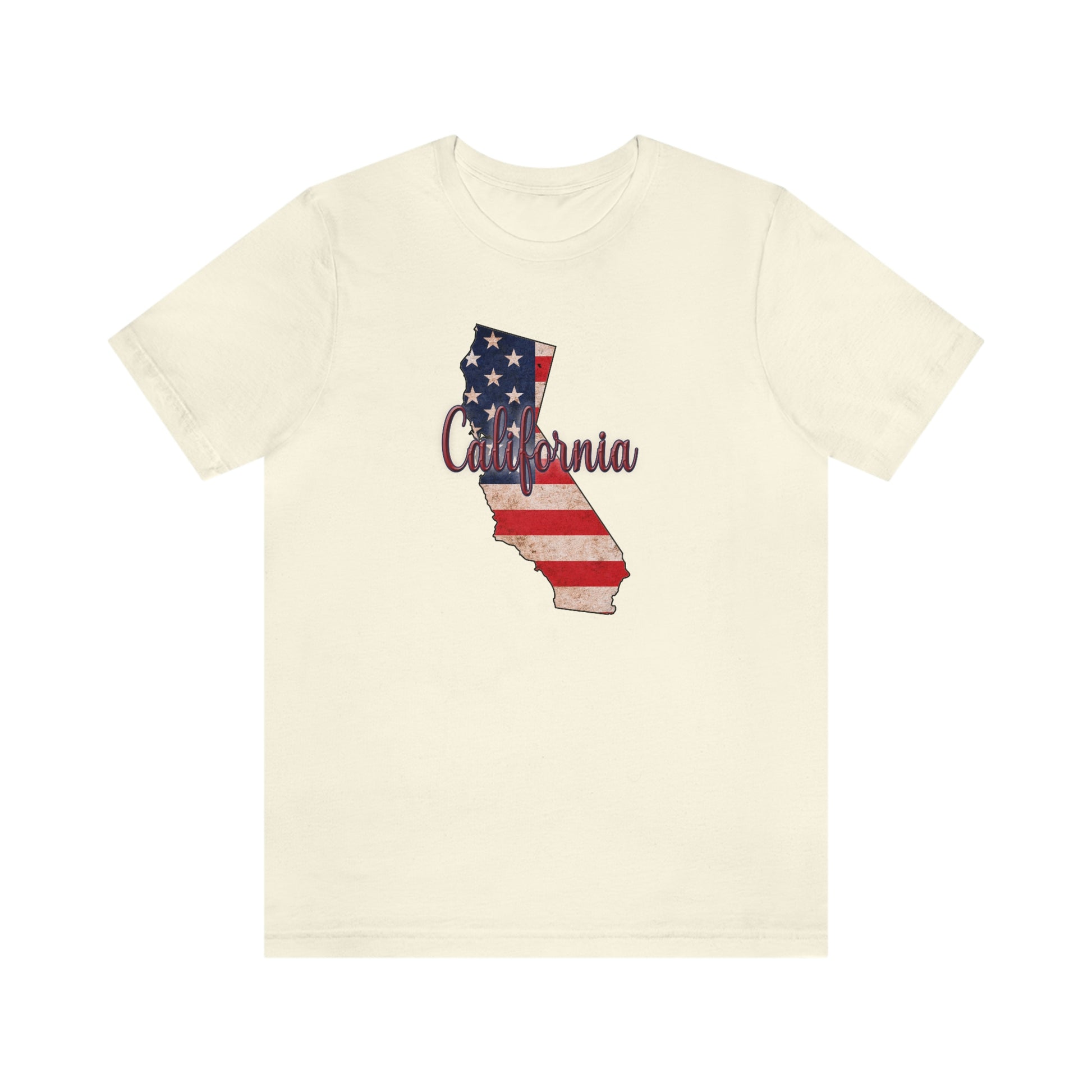 California US Flag Unisex Jersey Short Sleeve Tee Tshirt T-shirt