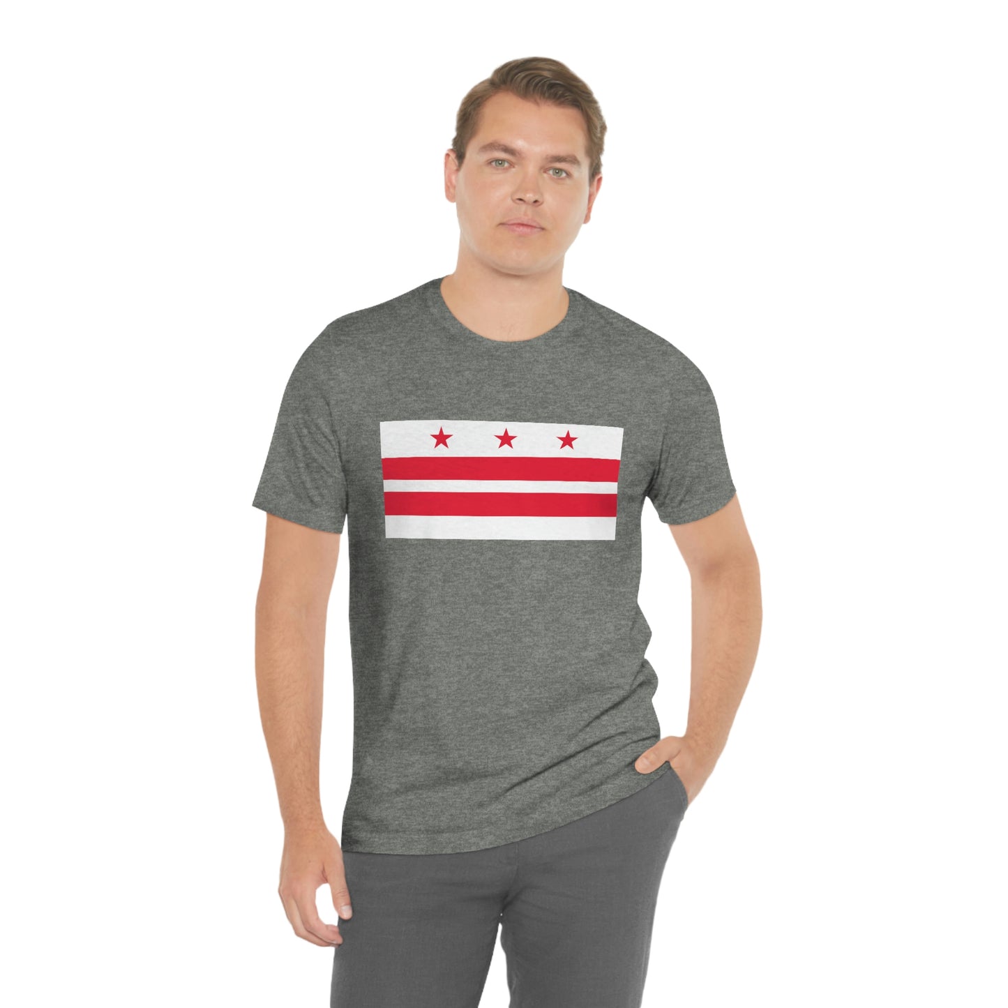 Washington DC Flag Unisex Jersey Short Sleeve Tee Tshirt T-shirt