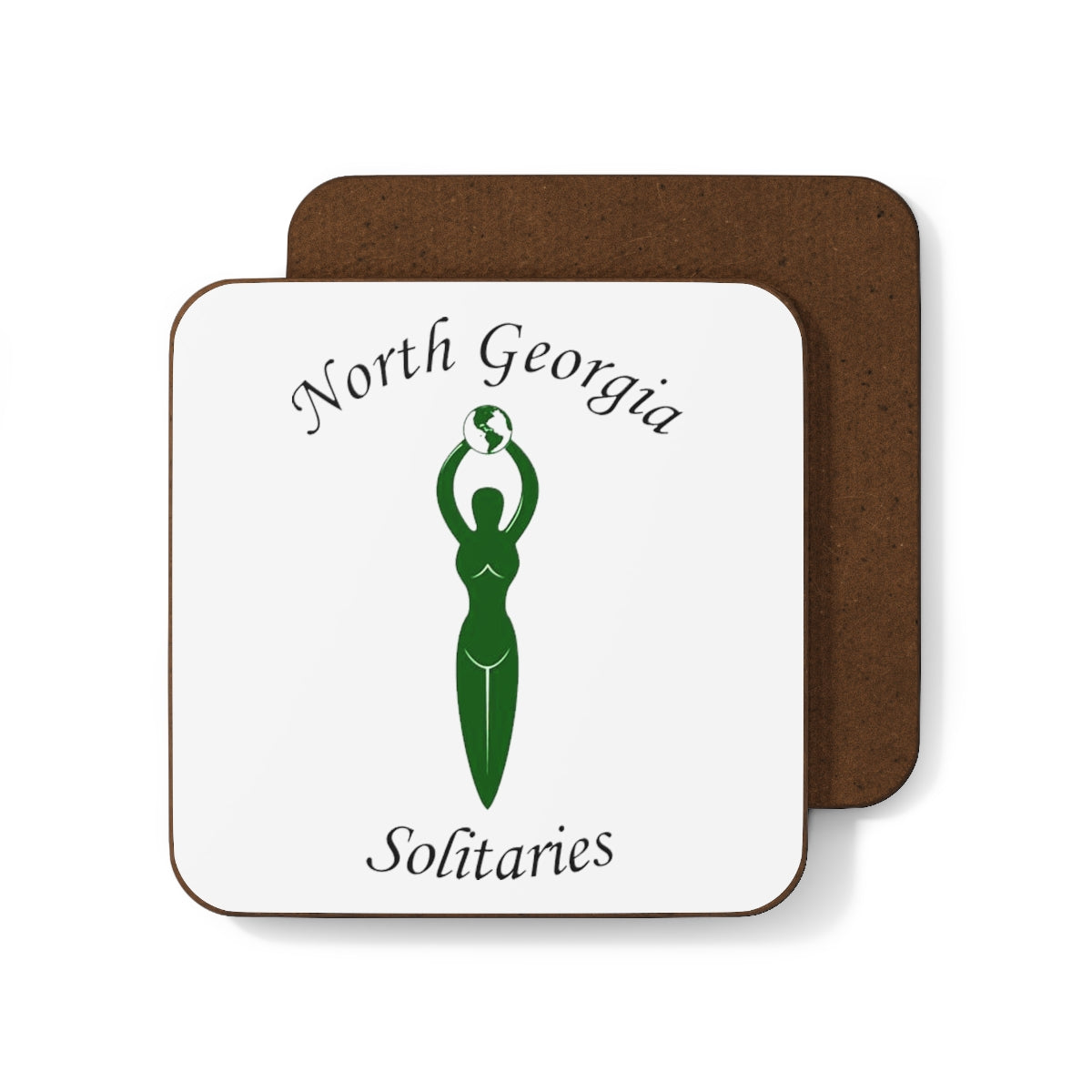 North Georgia Solitaries Hardboard Back Coaster