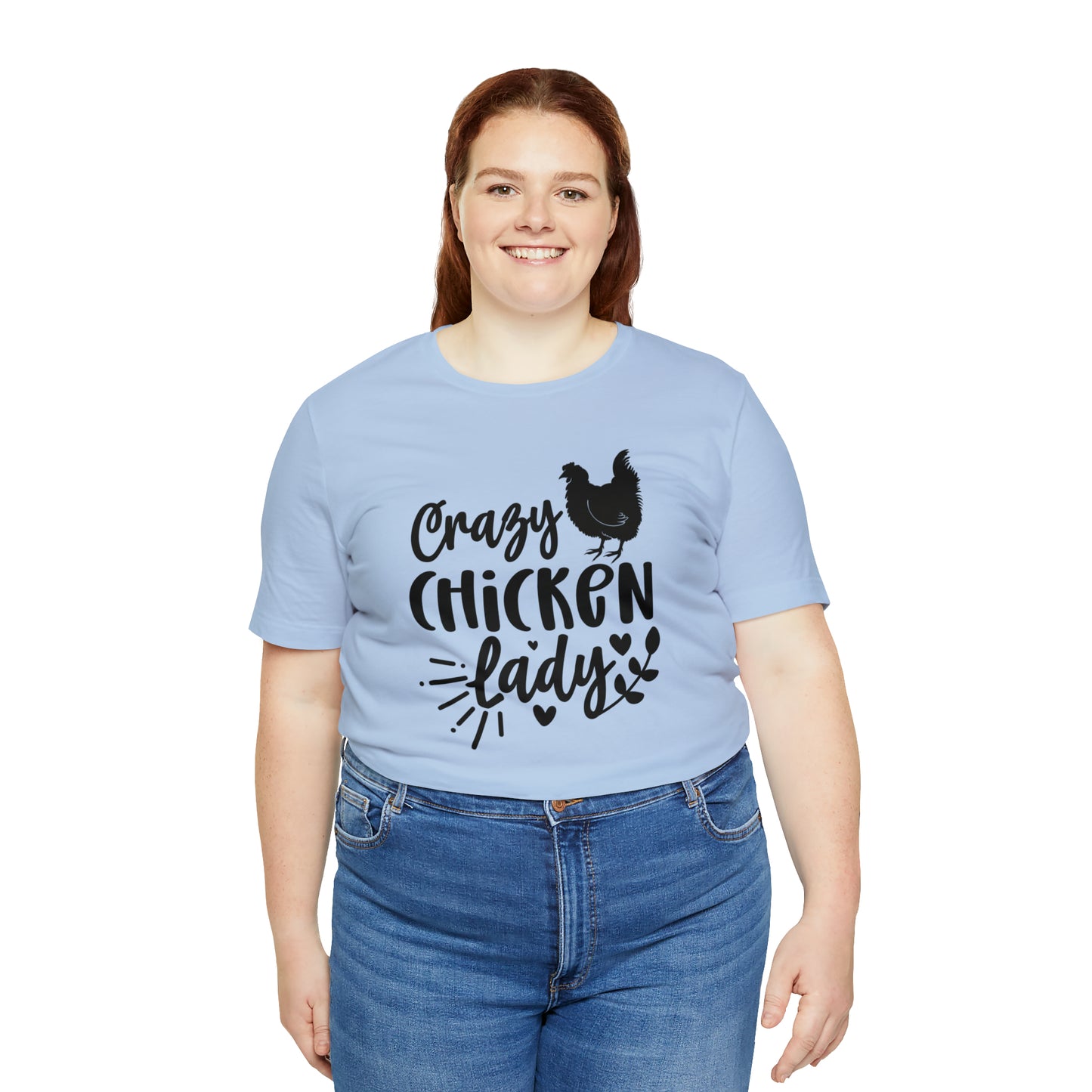 Crazy Chicken Lady Short Sleeve T-shirt