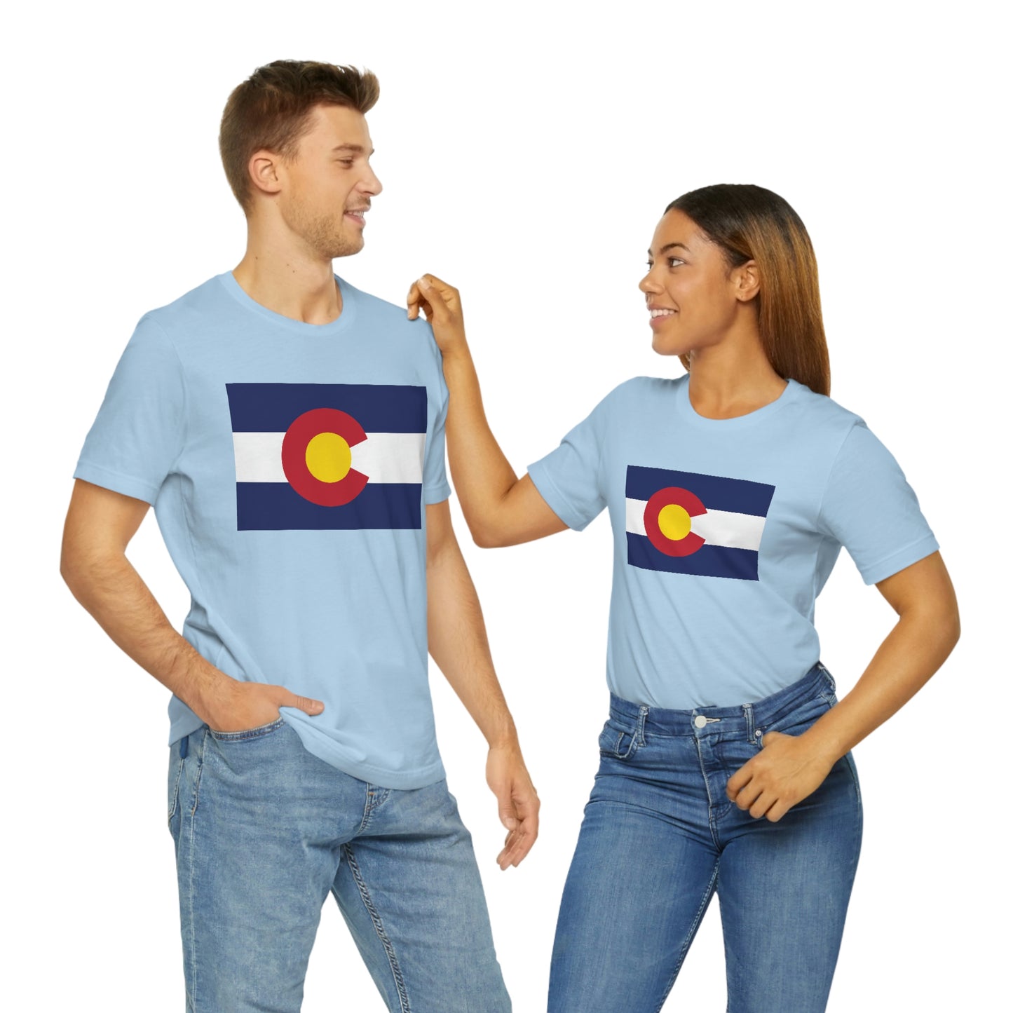 Colorado Flag Unisex Jersey Short Sleeve Tee Tshirt T-shirt