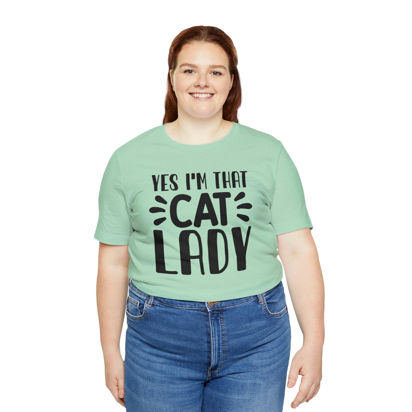 Yes I'm That Cat Lady Short Sleeve T-shirt