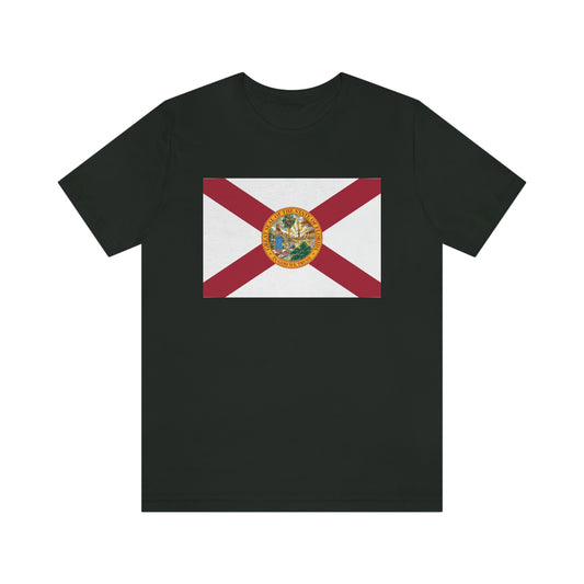 Florida Flag Unisex Jersey Short Sleeve Tee Tshirt T-shirt