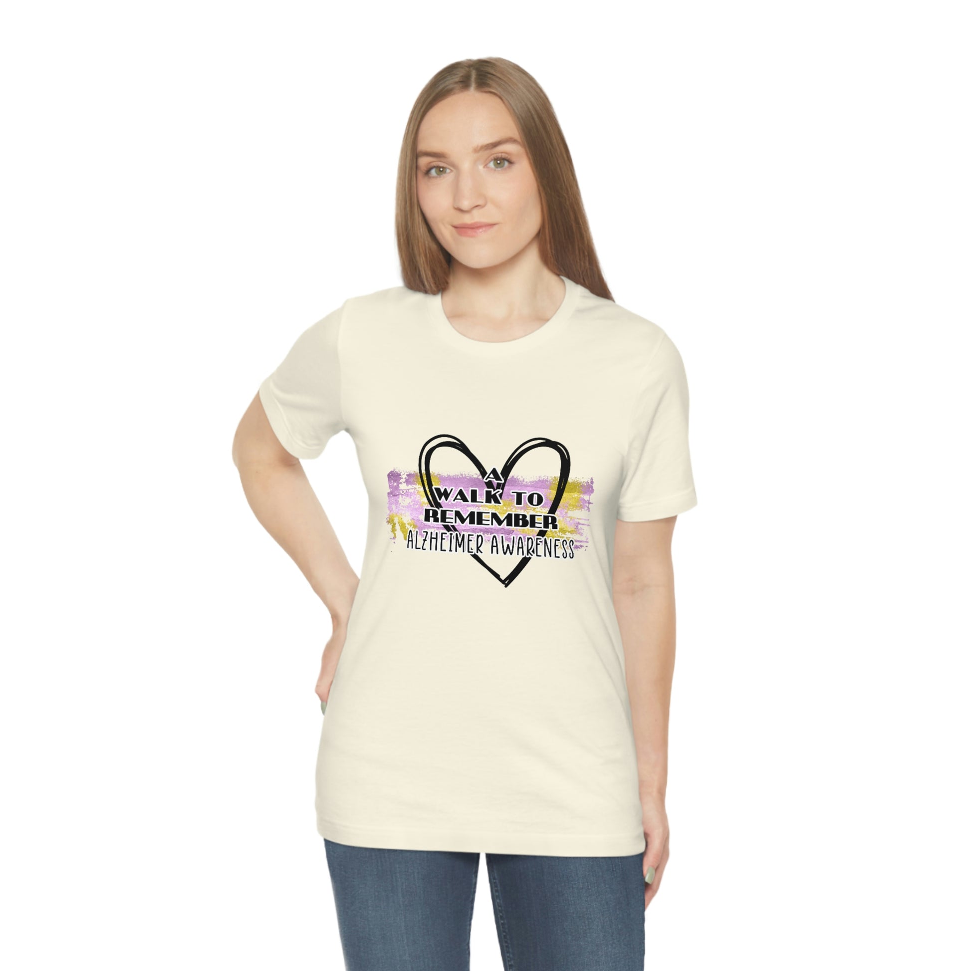 A Walk to Remember Alzheimer Awareness Unisex Jersey Short Sleeve Tee Tshirt T-shirt