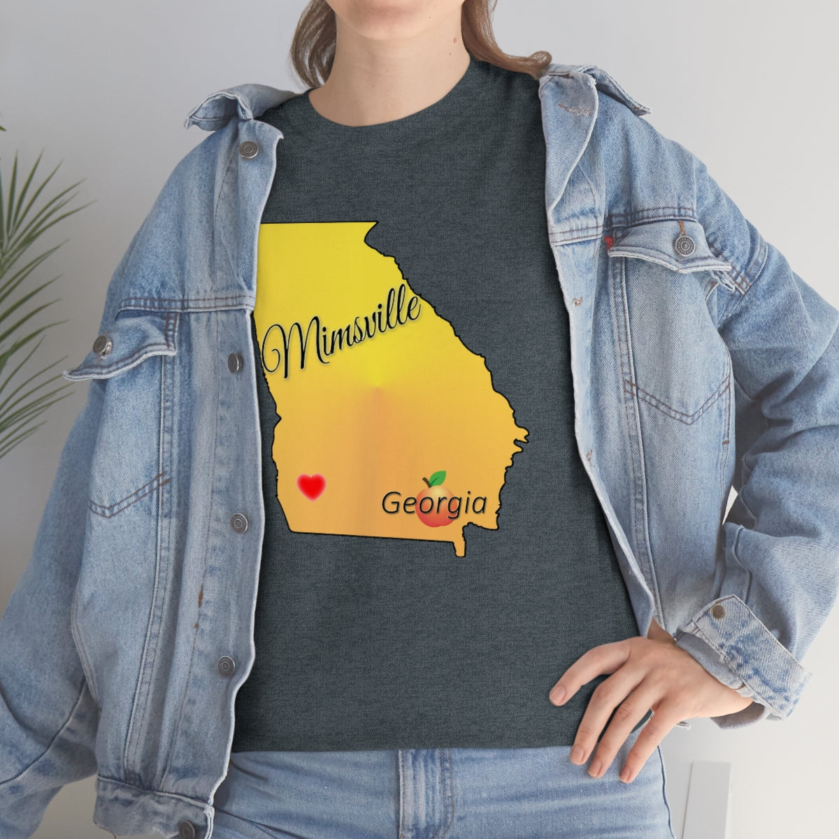Mimsville Georgia Unisex Heavy Cotton Tee