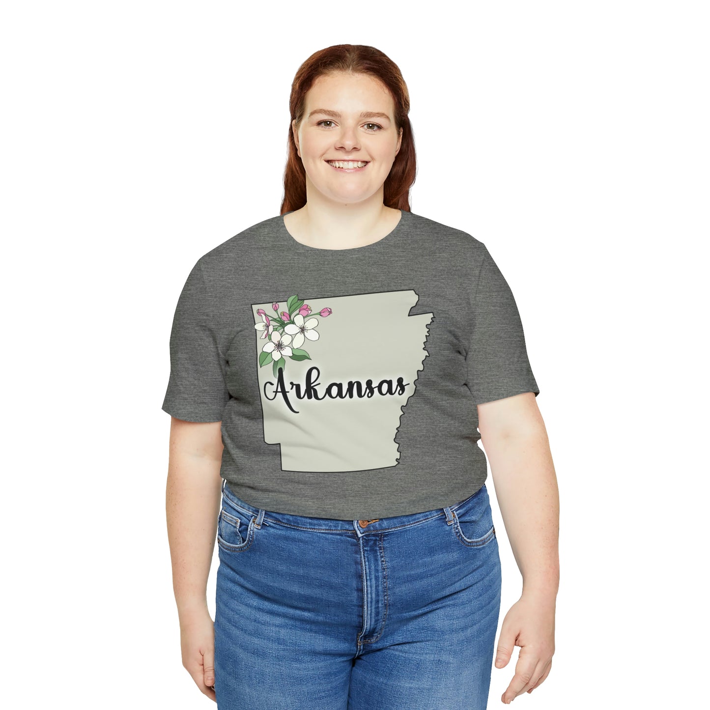 Arkansas State Flower Short Sleeve T-shirt