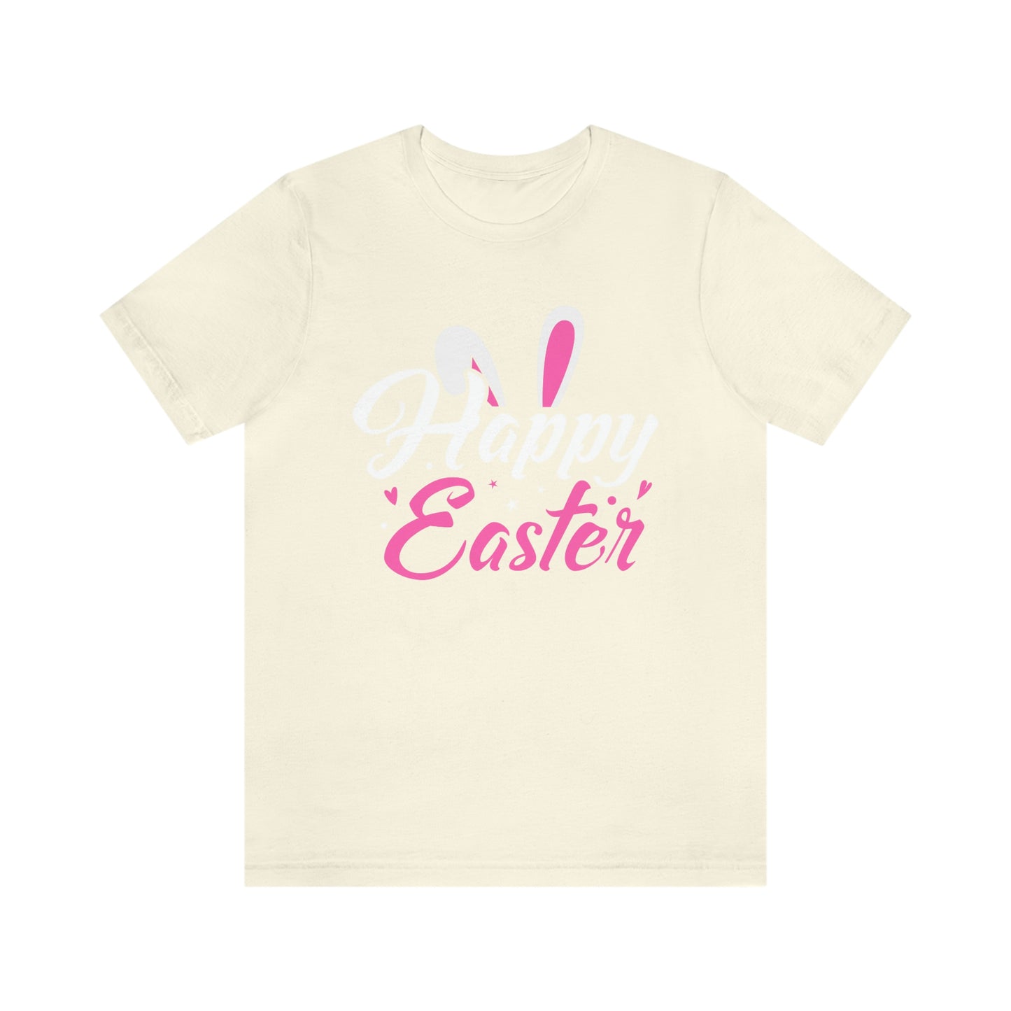 Happy Easter Bunny Ears Unisex Jersey Short Sleeve Tee