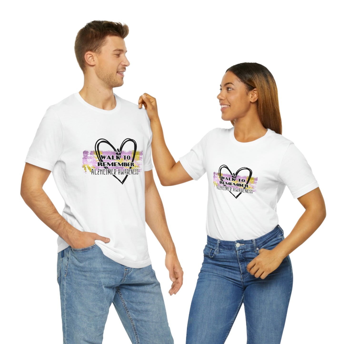 A Walk to Remember Alzheimer Awareness Unisex Jersey Short Sleeve Tee Tshirt T-shirt