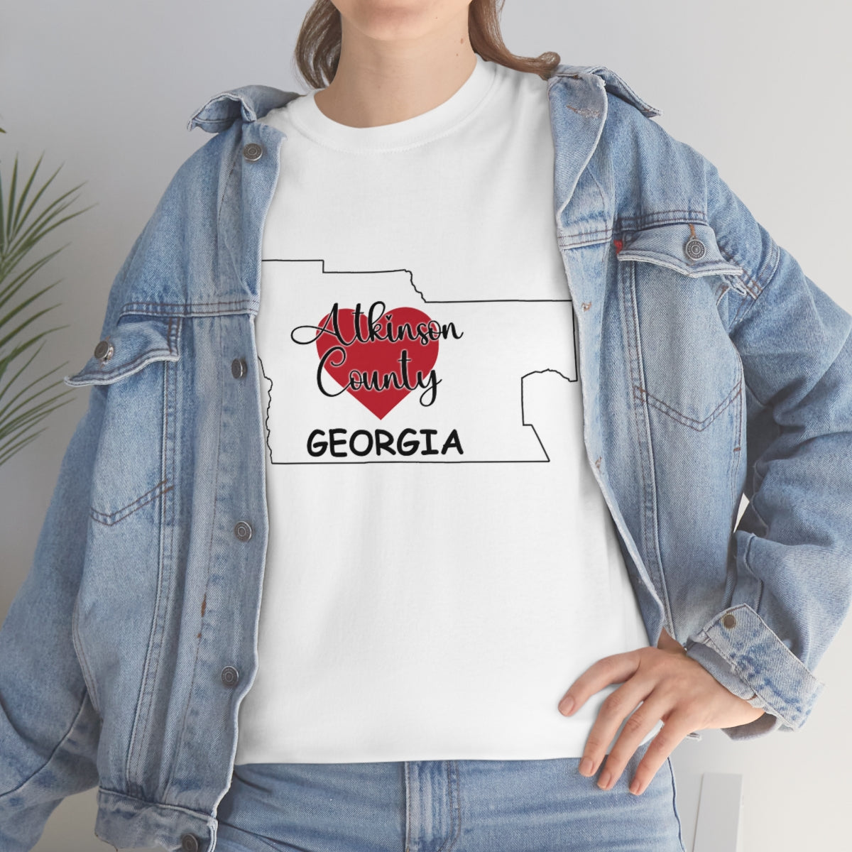 Atkinson County Georgia Unisex Heavy Cotton Tee