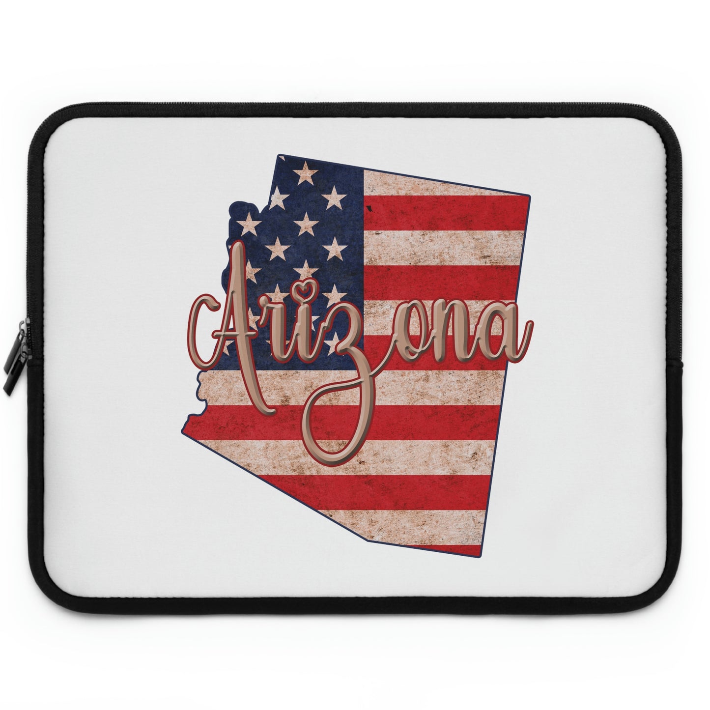 Arizona US Flag Print Laptop Sleeve