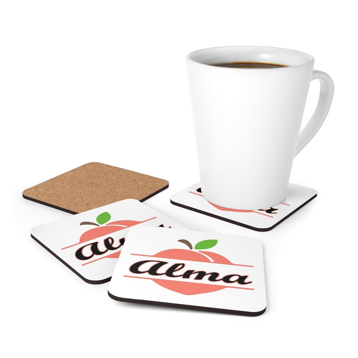 Alma Georgia Corkwood Coaster Set