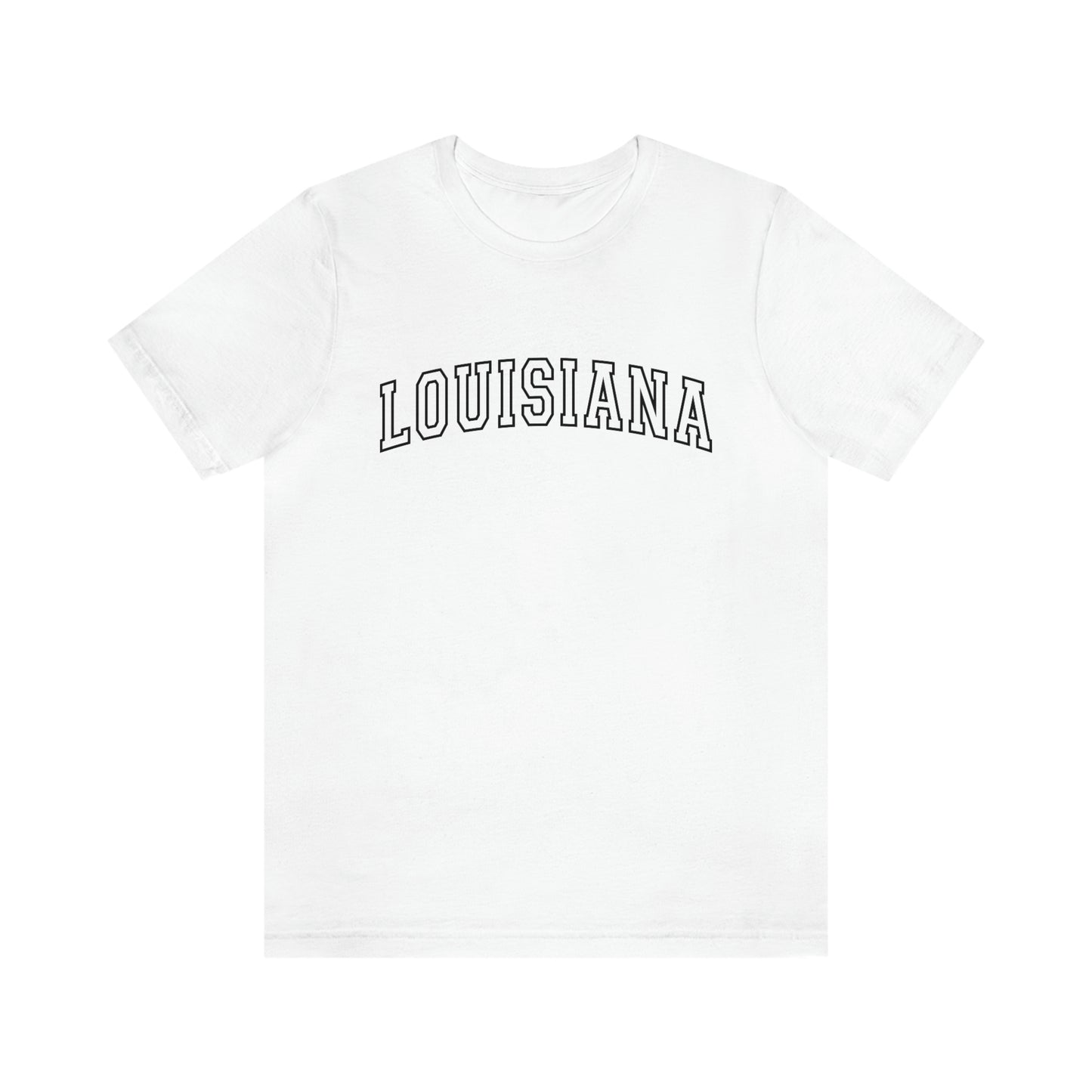 Louisiana Varsity Letters Arch Short Sleeve T-shirt