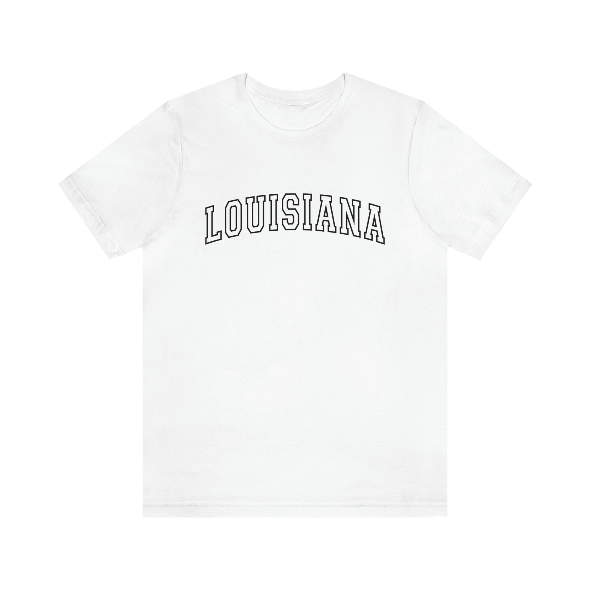 Louisiana Varsity Letters Arch Short Sleeve T-shirt