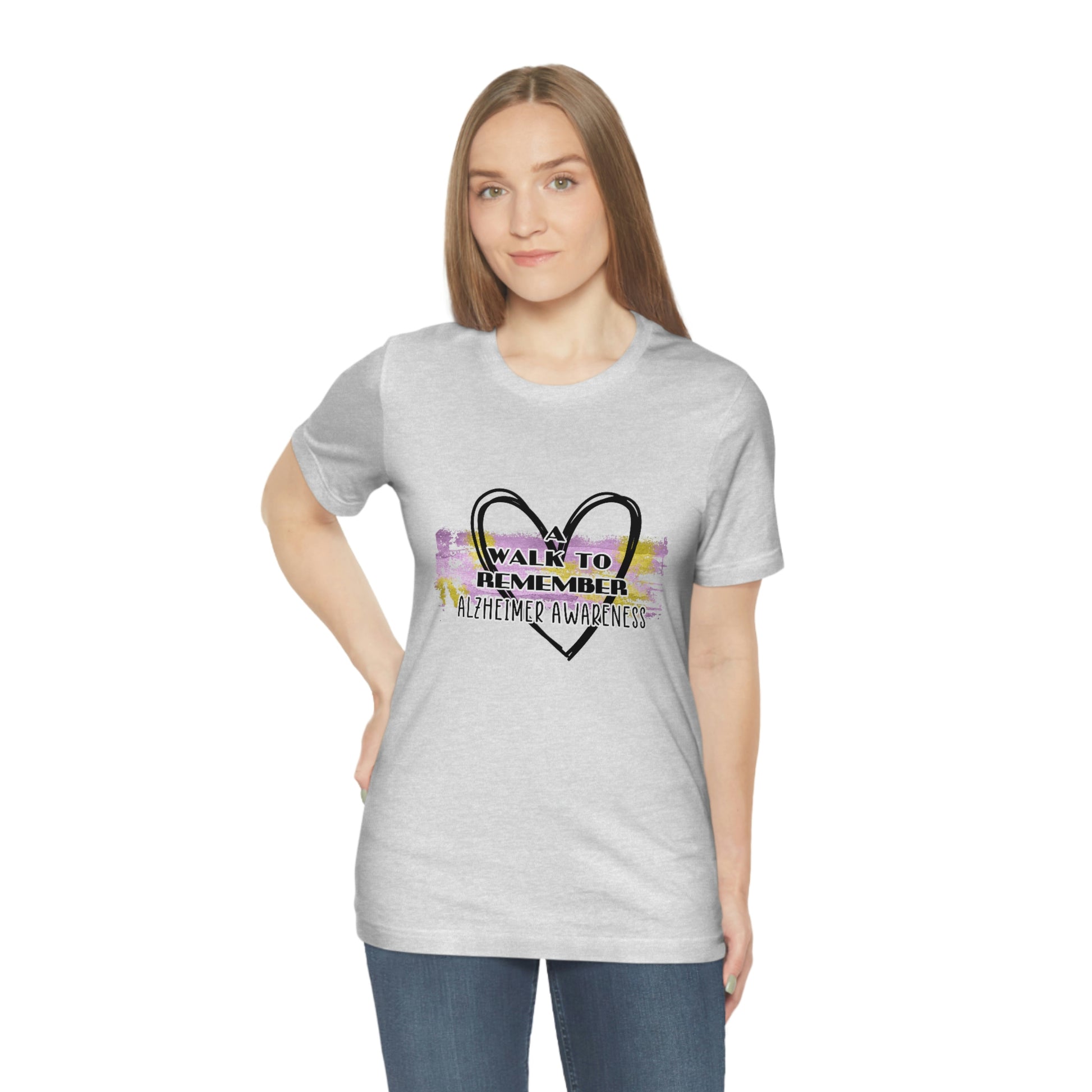 A Walk to Remember Alzheimer Awareness Unisex Jersey Short Sleeve Tee Tshirt T-shirt