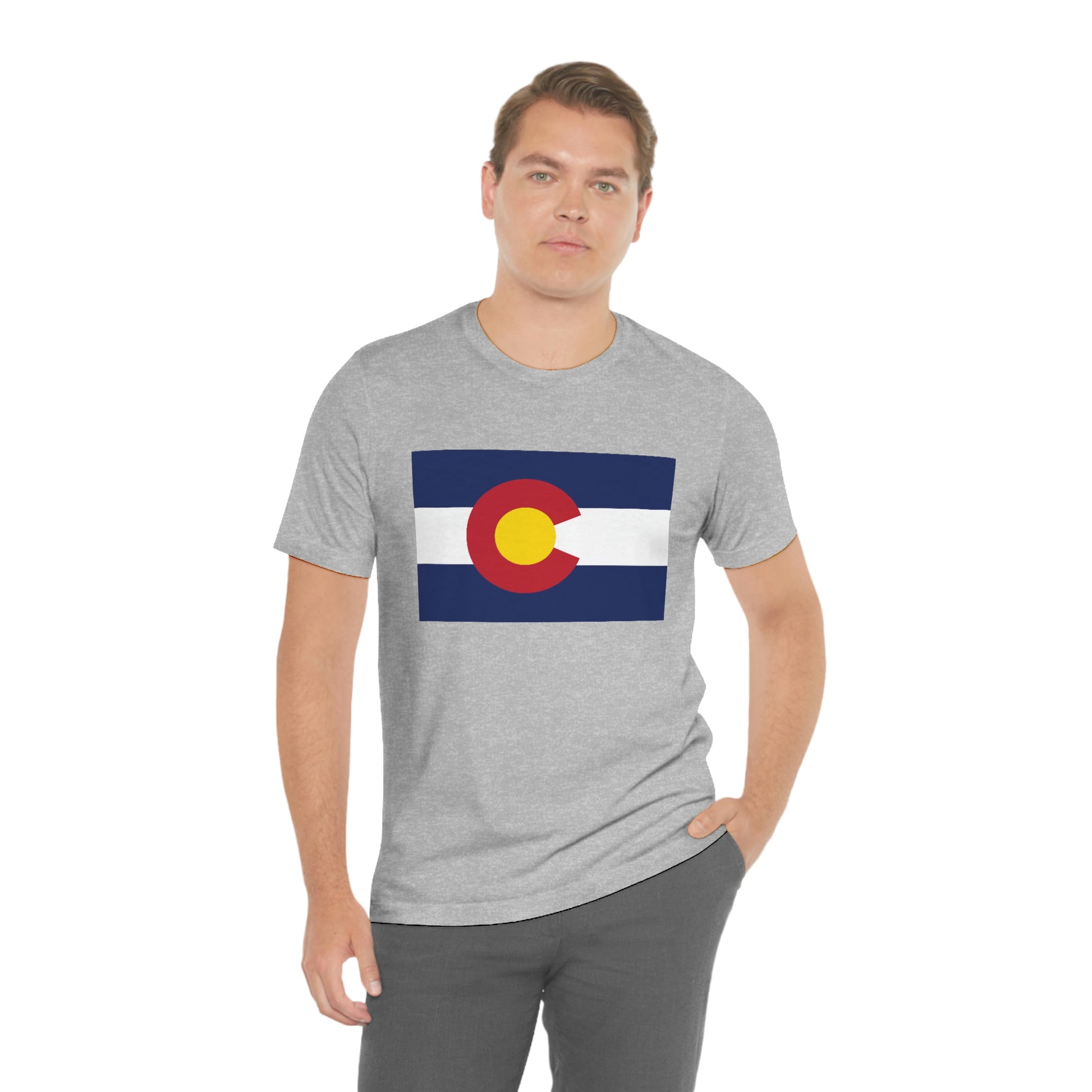 Colorado Flag Unisex Jersey Short Sleeve Tee Tshirt T-shirt