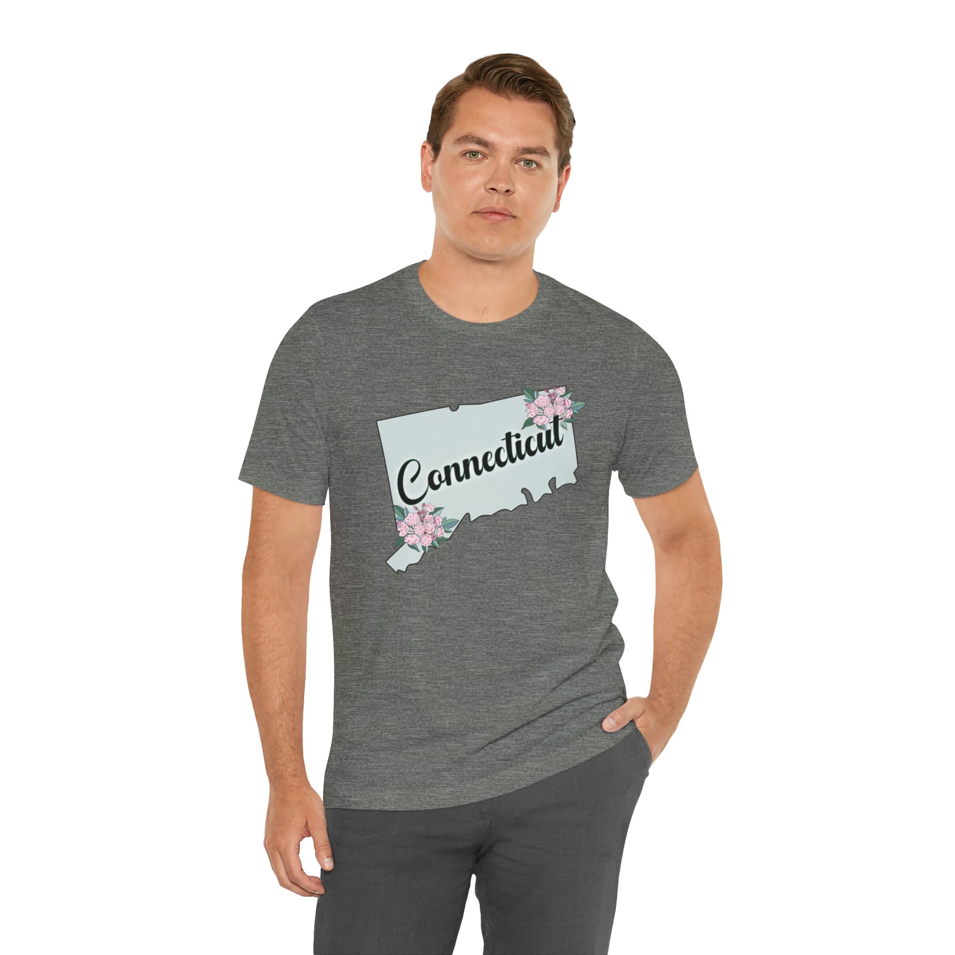 Connecticut State Flower Short Sleeve T-shirt