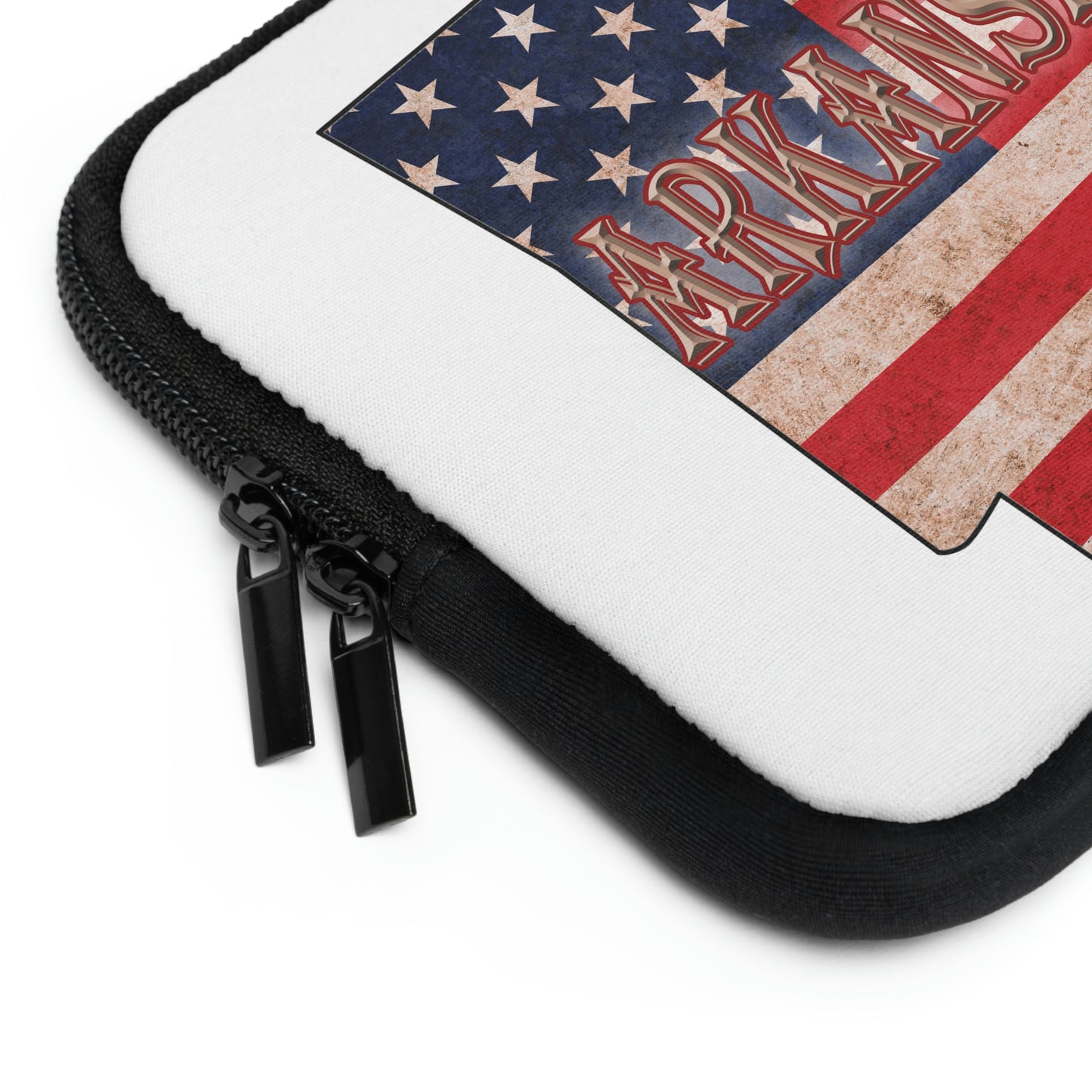 Arkansas US Flag Laptop Sleeve