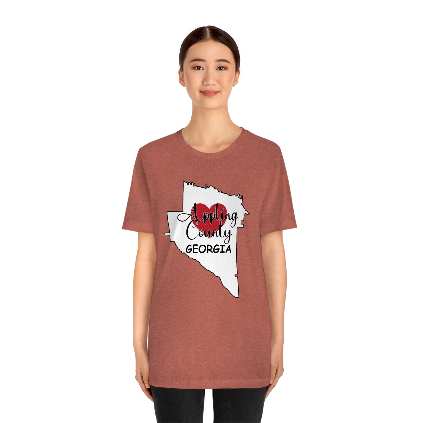 Appling County Georgia Unisex Jersey Short Sleeve Tee