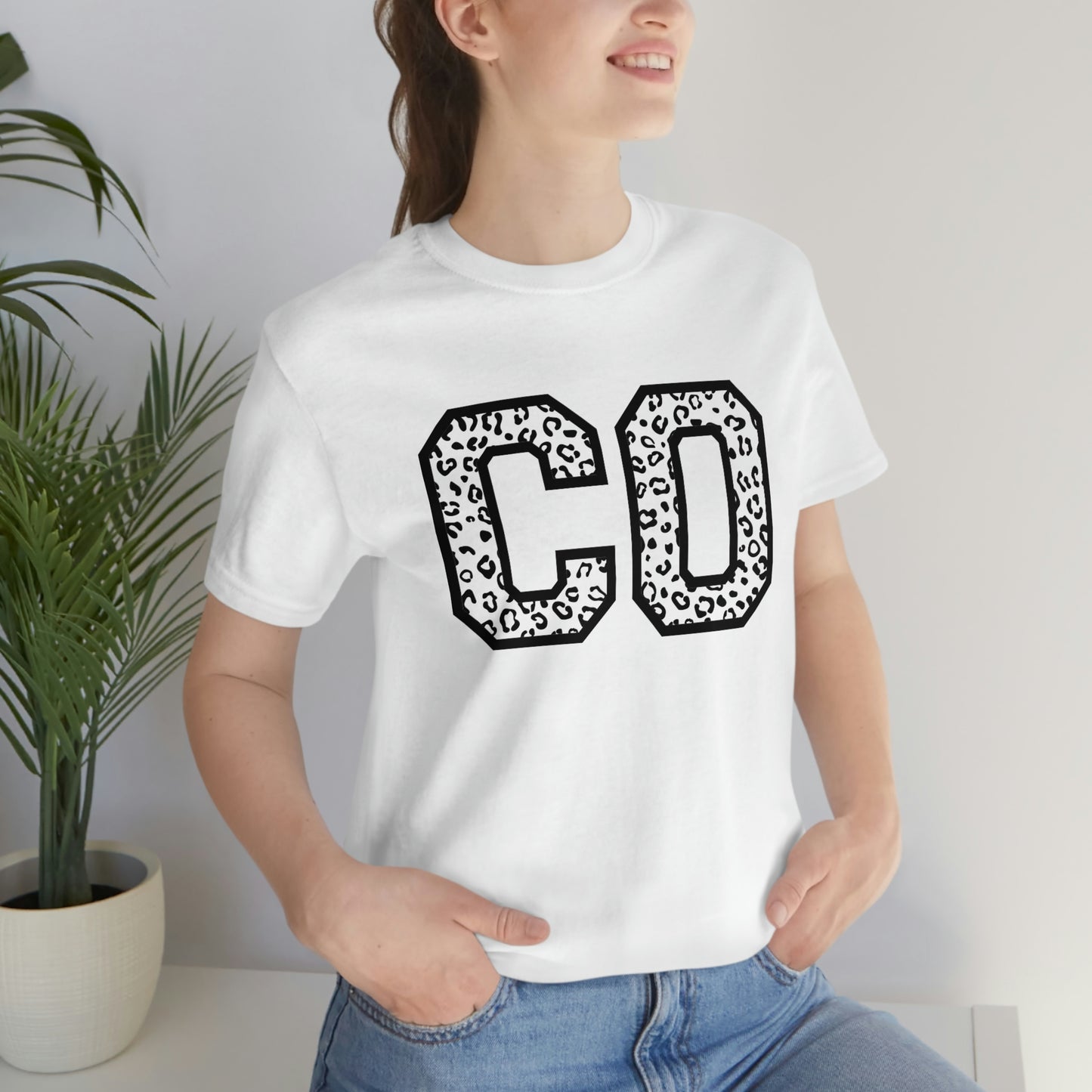 Colorado Leopard Print Unisex Jersey Short Sleeve Tee Tshirt T-shirt