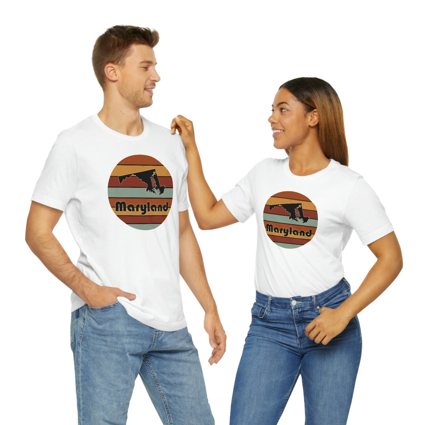 Maryland Retro Sunset Short Sleeve T-shirt