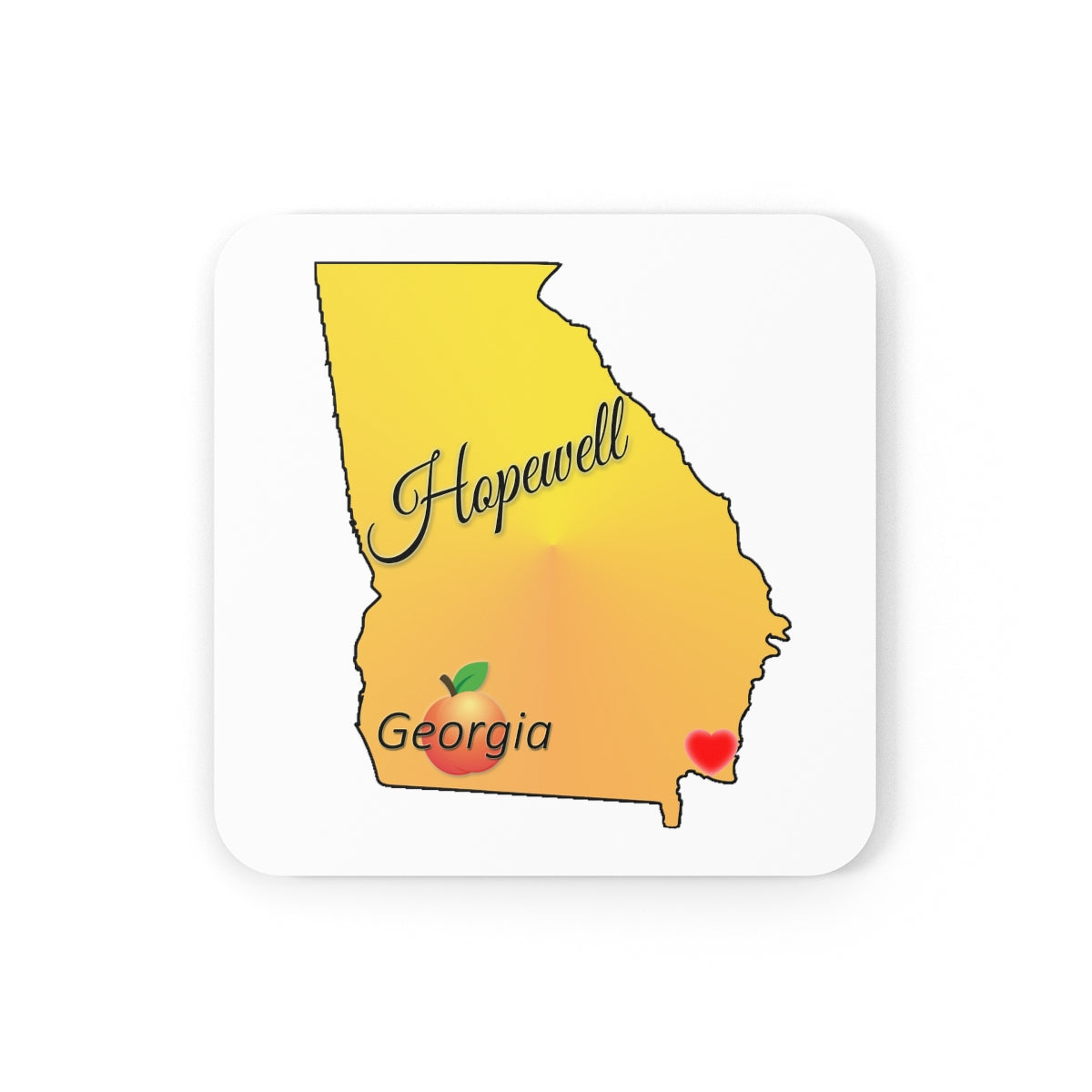 Hopewell Georgia Corkwood Coaster Set