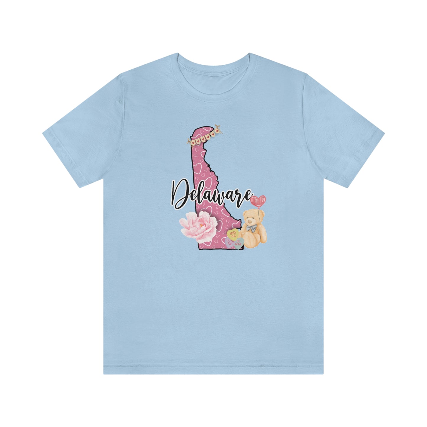 Delaware Valentine Short Sleeve  T-shirt