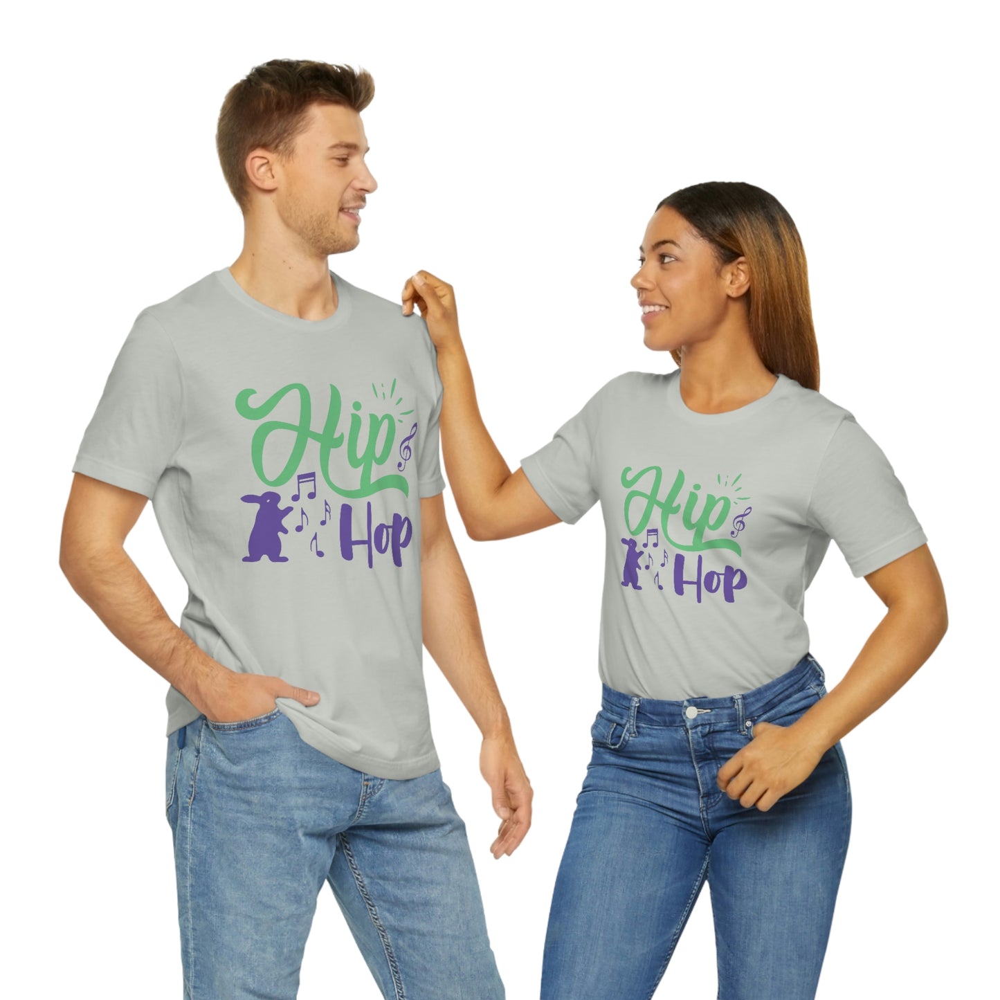 Hip Hop Unisex Jersey Short Sleeve Tee