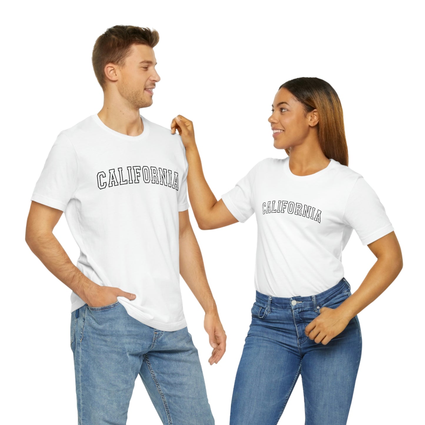 California Arch Varsity Letters Unisex Jersey Short Sleeve Tee Tshirt T-shirt