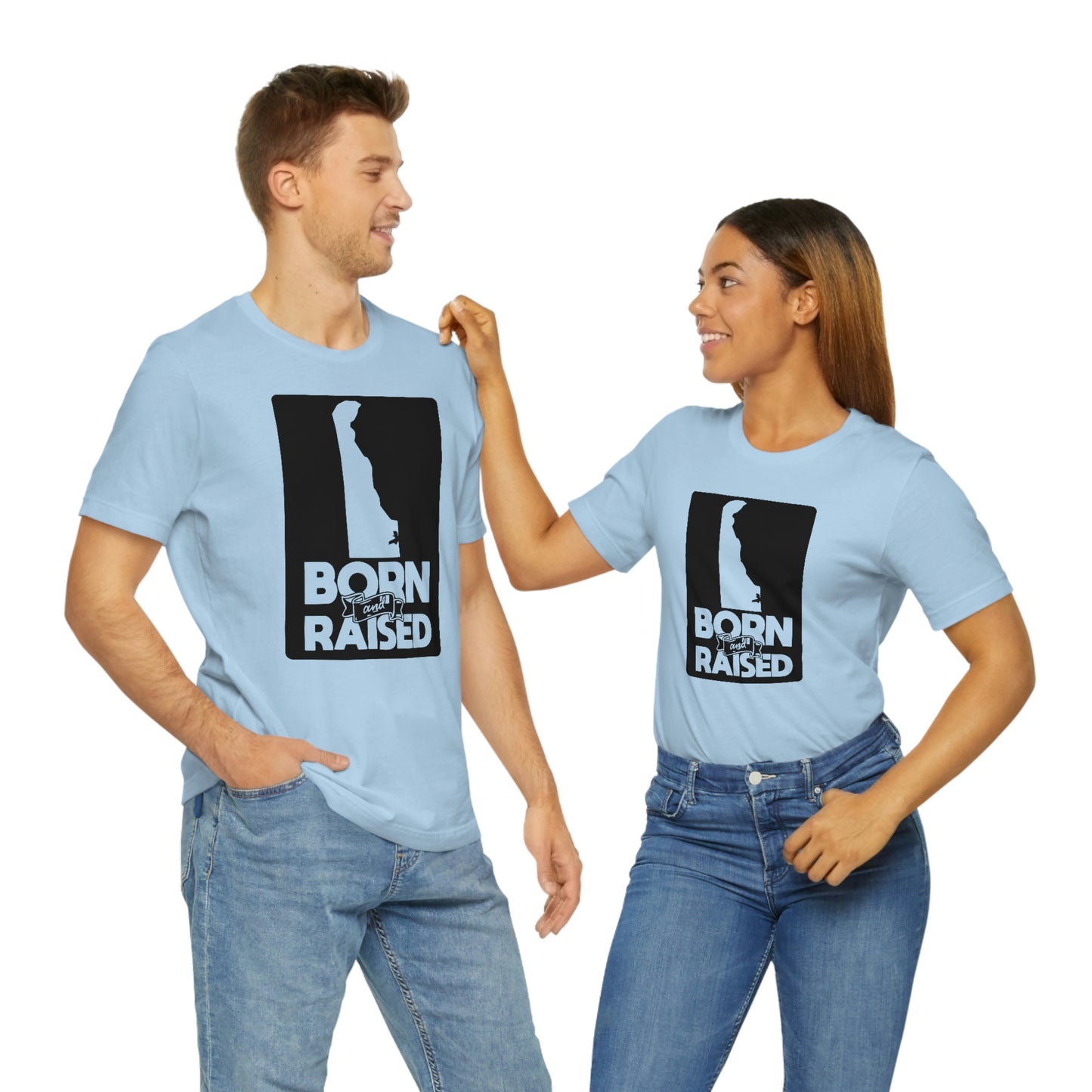 Delaware Born and Raised Short Sleeve T-shirt