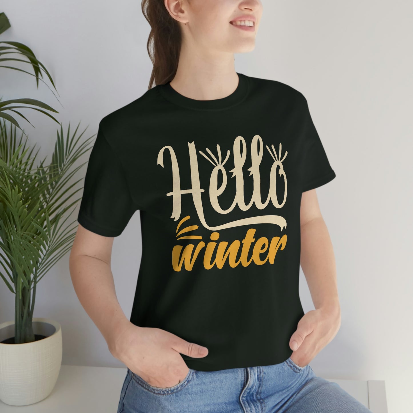 Hello Winter Unisex Jersey Short Sleeve Tee