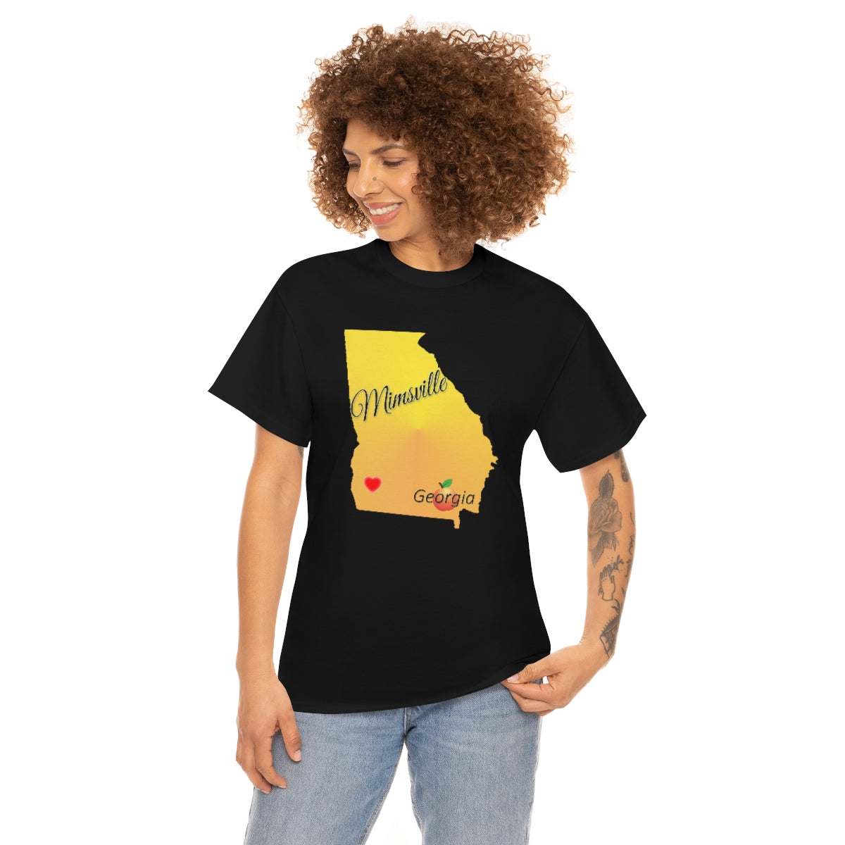 Mimsville Georgia Unisex Heavy Cotton Tee