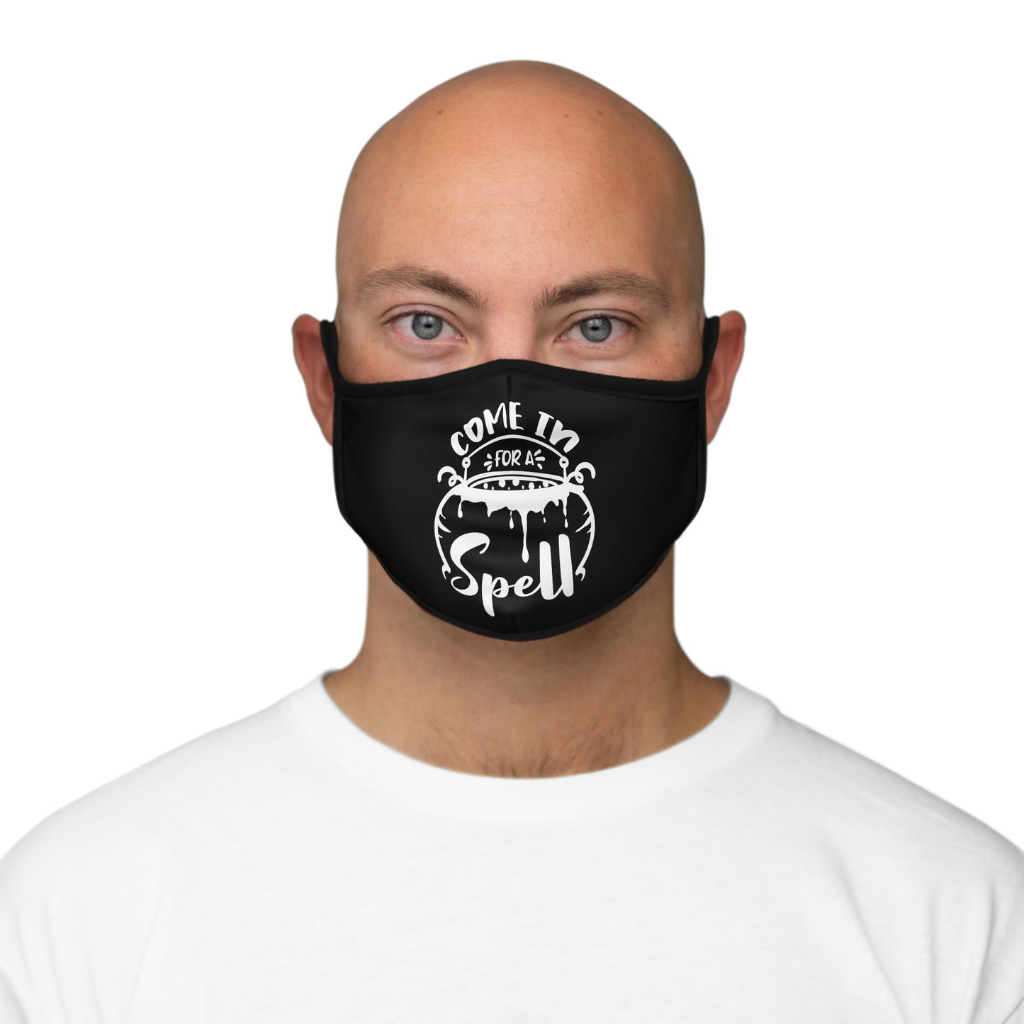 Come in for a Spell Fitted Polyester Face Mask