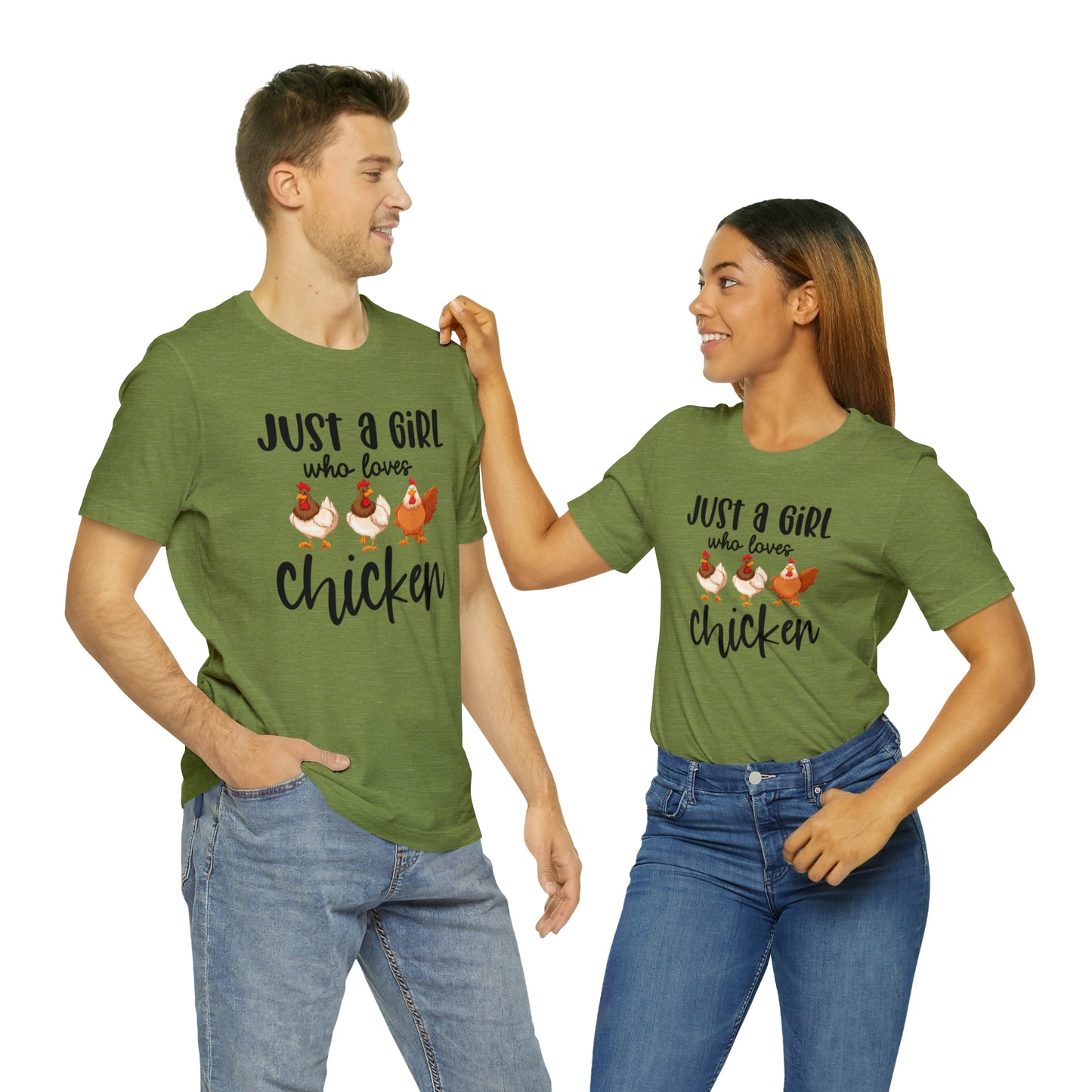 Just a Girl Who Loves Chicken Short Sleeve T-shirt