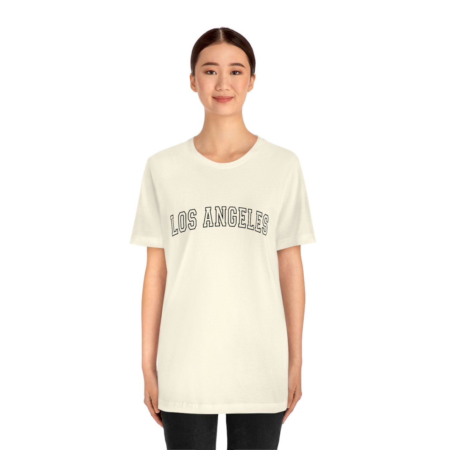 Los Angeles Varsity Letters Arch Unisex Jersey Short Sleeve Tee Tshirt T-shirt