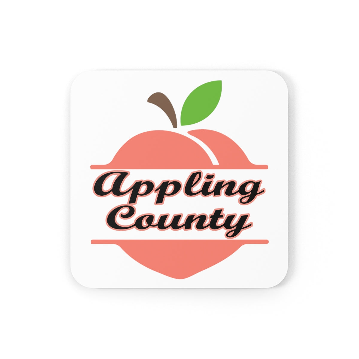 Appling County Georgia Corkwood Coaster Set