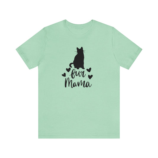 Fur Mama Cat Short Sleeve T-shirt